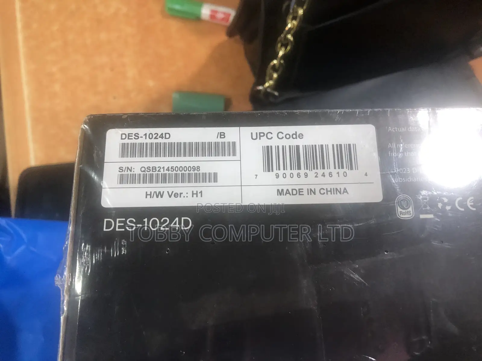 D-Link 24-Port 10/100 Desktop Switch Des-1024d