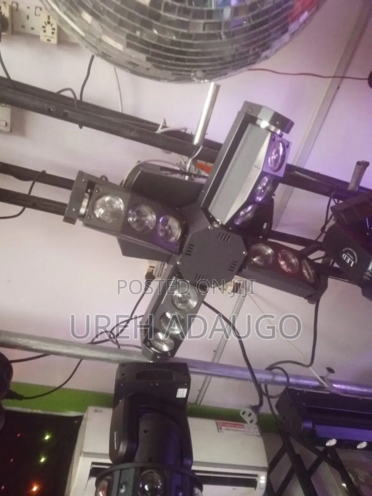 12 X 15w RGB Led Cross Light