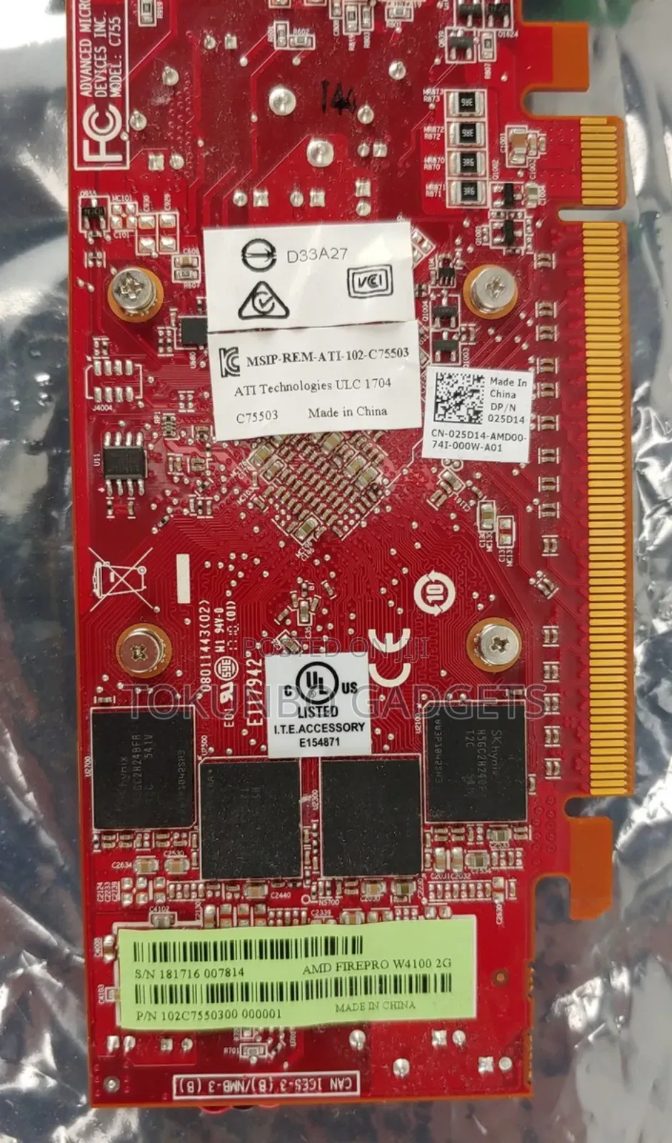 Dell 25d14 Amd Firepro W4100 2gb Gddr5 Graphics Card