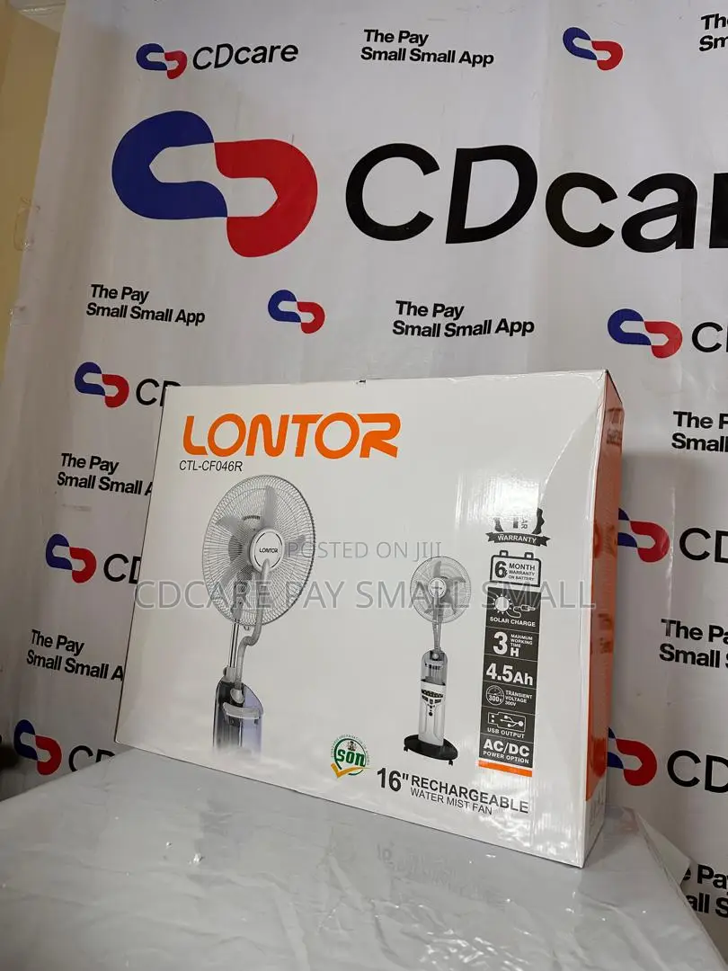 Pay Small Small Lontor Water Mist Fan On Cdcare.App