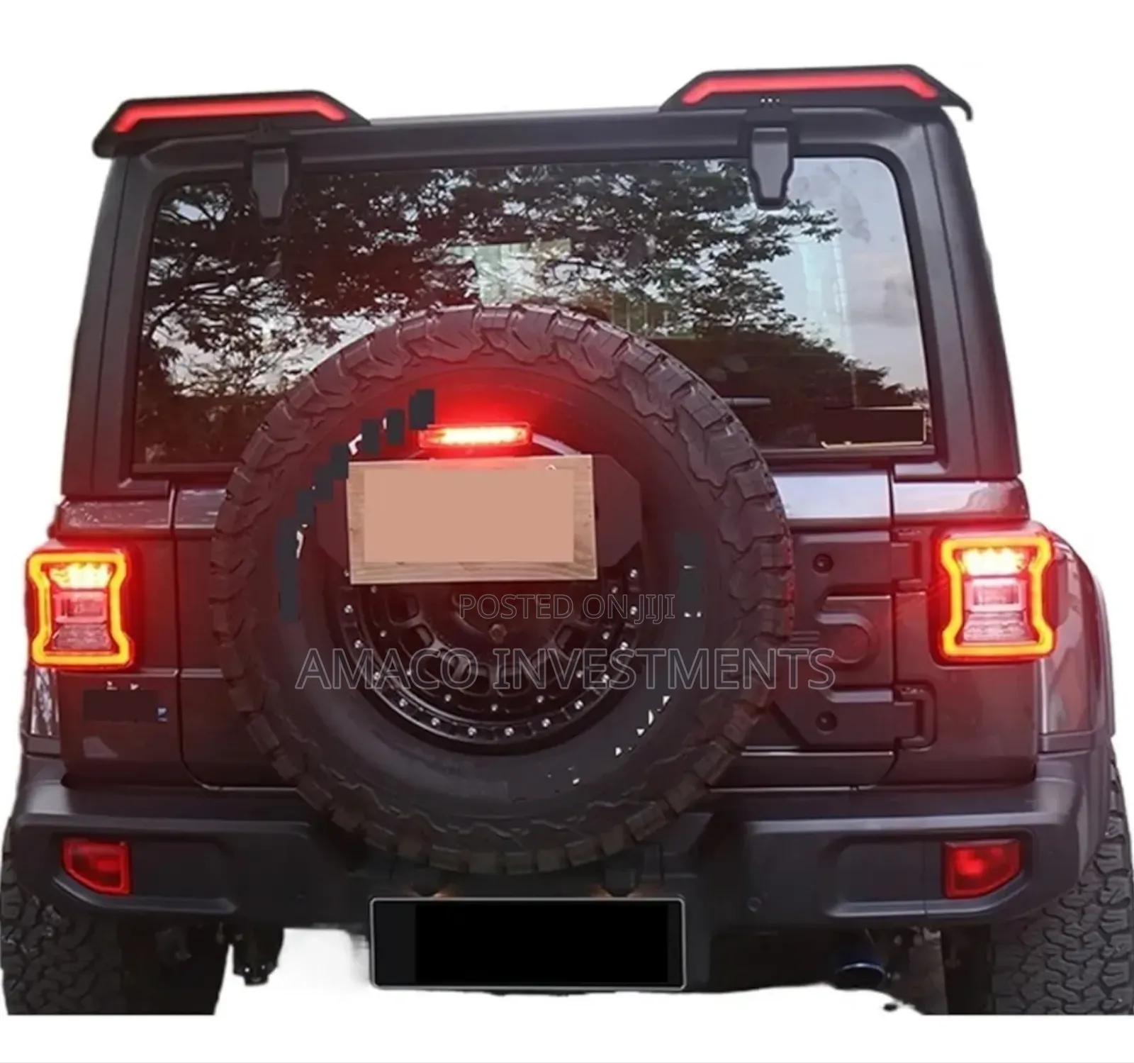 Rear Roof Spoiler Light Wrangler Jeep Jk