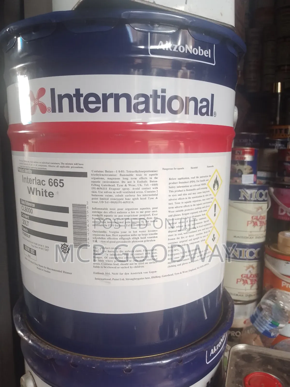 Interlac 665 White / International Oil Paint