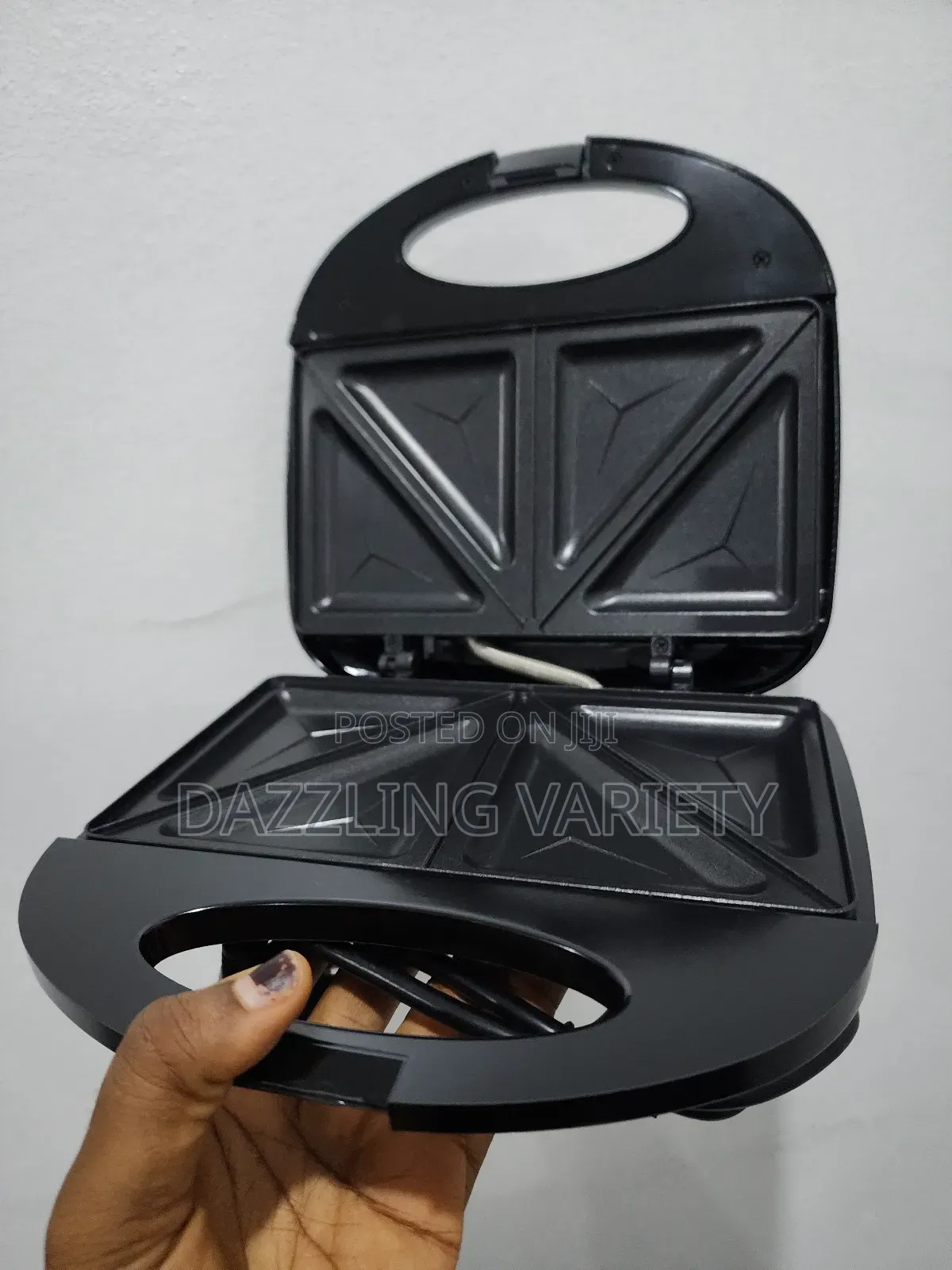 Portable Eurosonic 2-in-1 Toaster/Sandwich Maker for Toast Bread