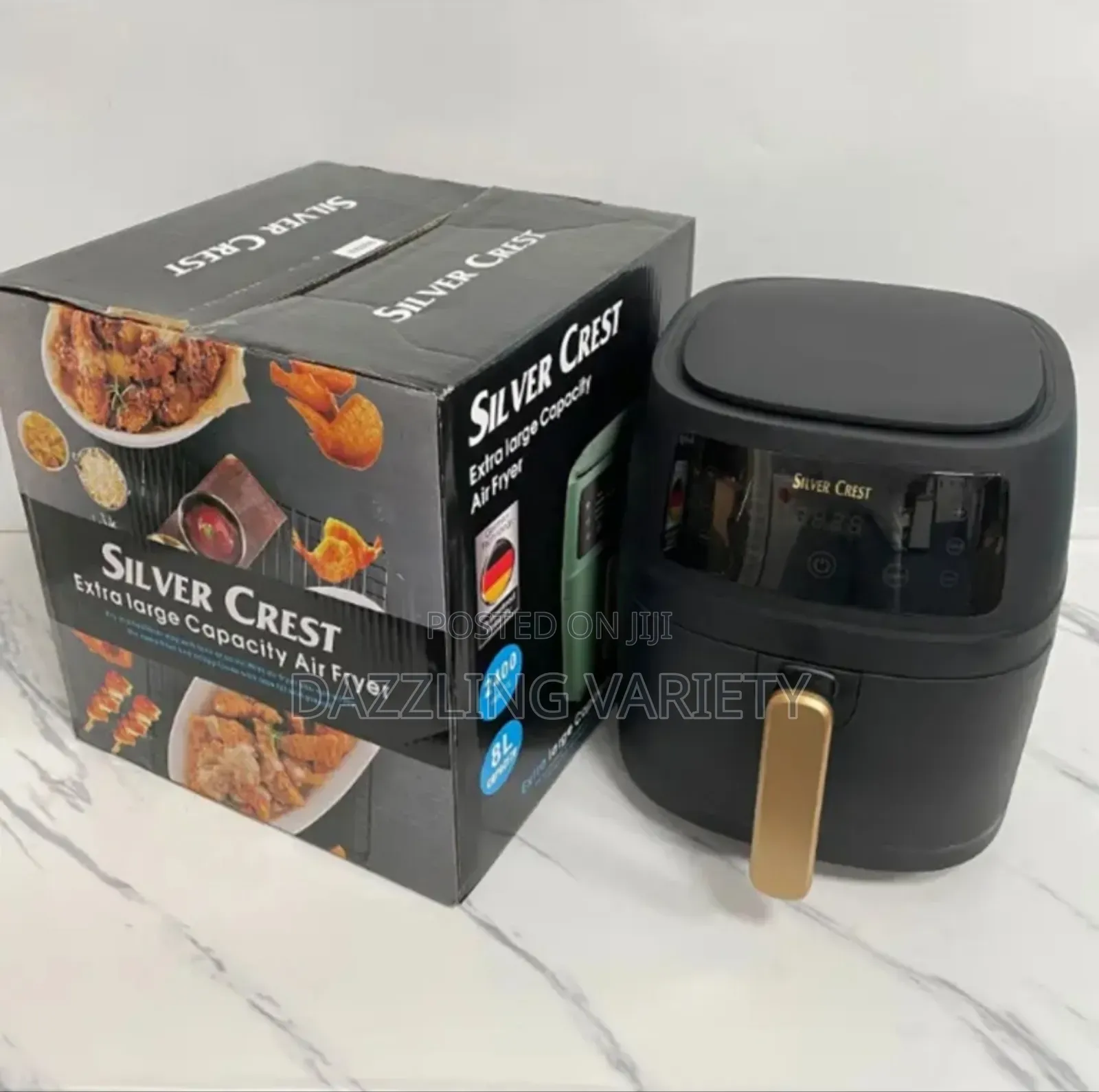8litres Silvercrest Digital Airfryer for Frying Without Oil
