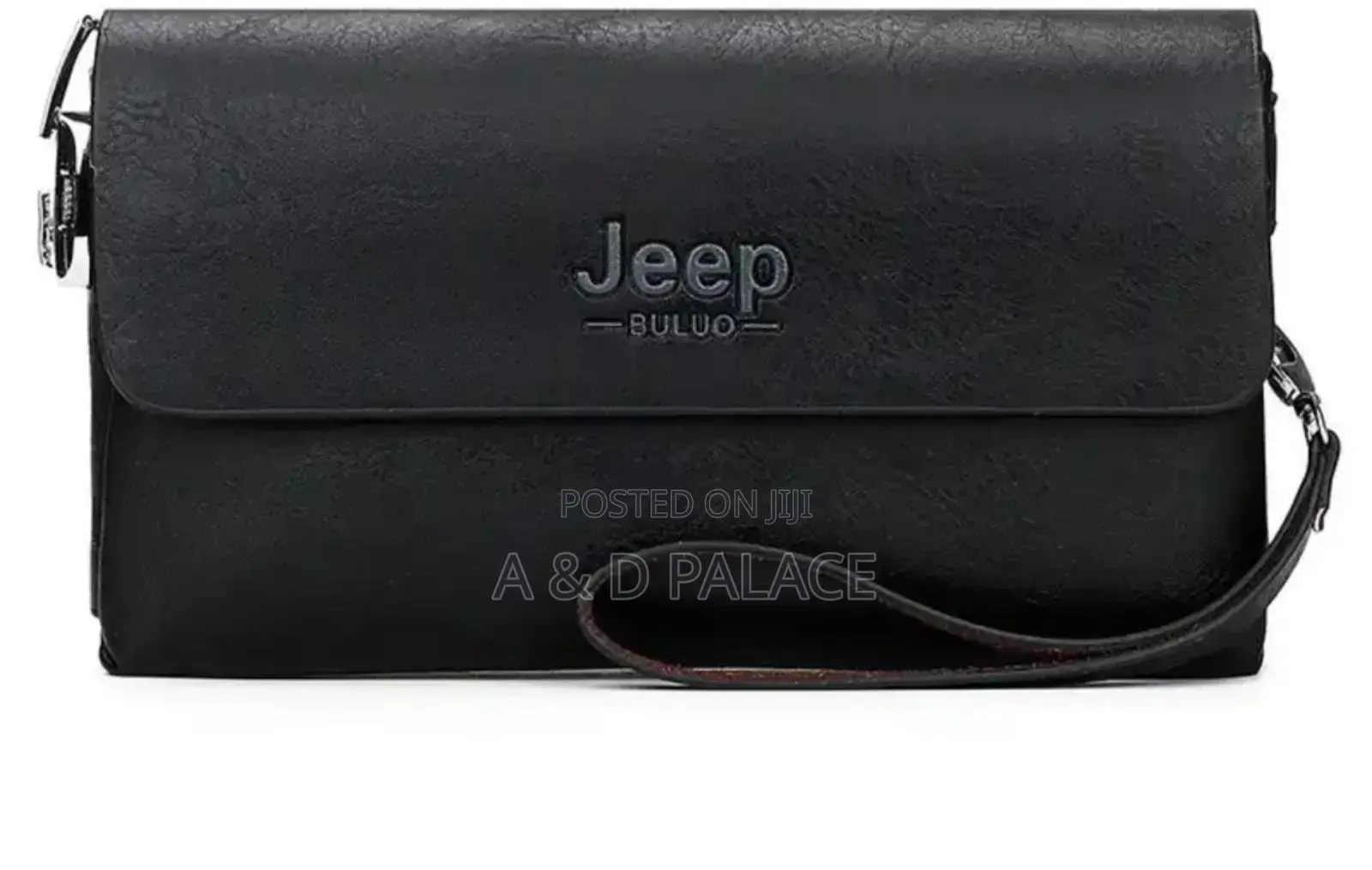 Jeep Buluo Luxury Large Capacity Leather Men’S Cluth Bag