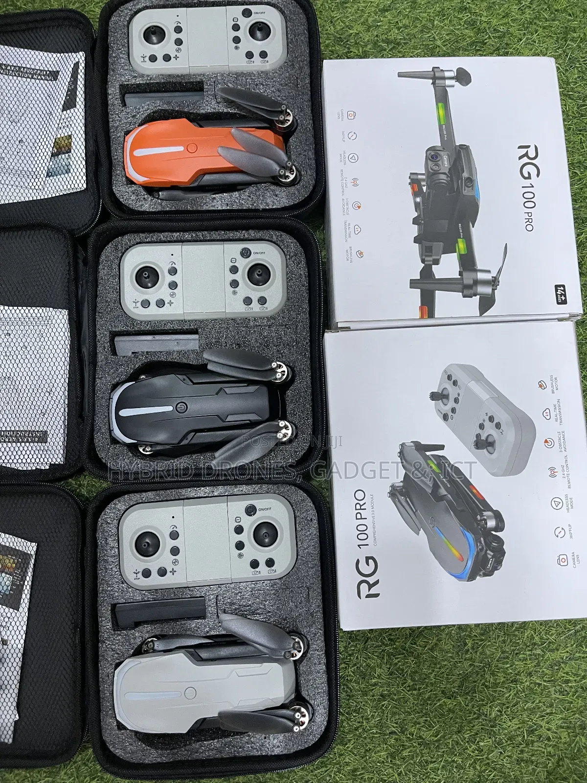 Rg100 Pro Drone + 1.5km GPS Range With 2 Batteries