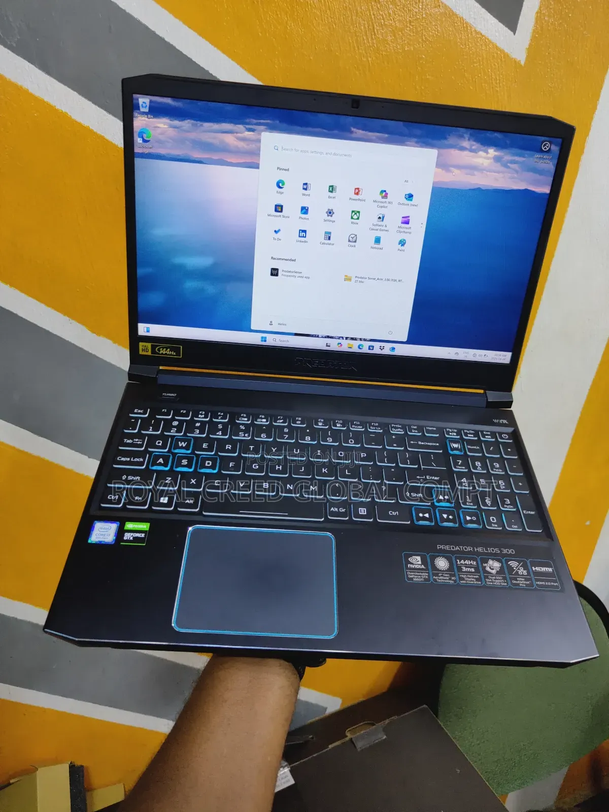 New Laptop Acer Predator Helios 300 32GB Intel Core I7 SSD 1T
