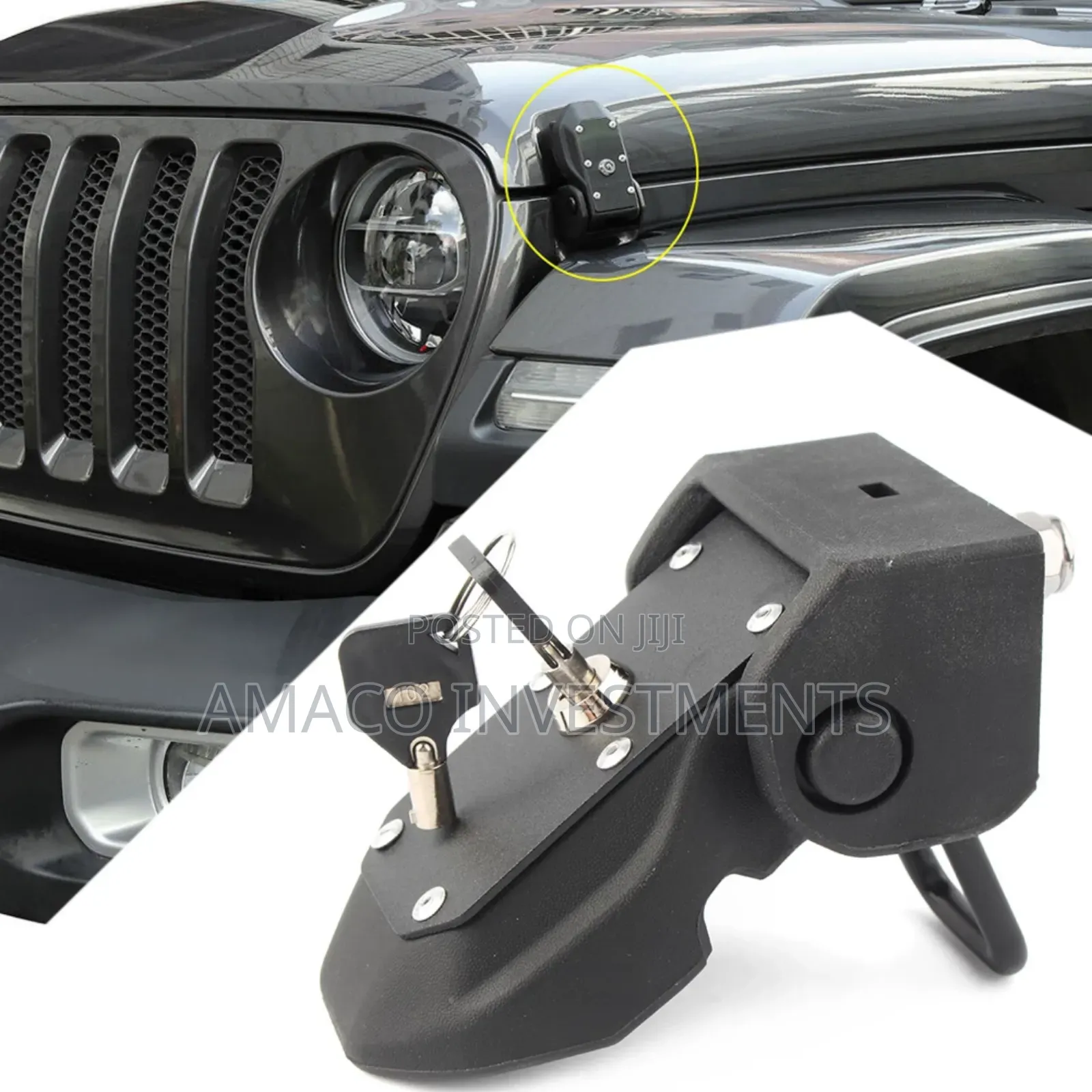 Bonnet Hood Lock Jeep Wrangler Jk