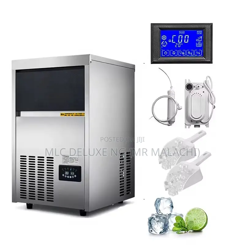 32 Cubes Commercial Ice Cube Machine/Stainles Body Ice Maker