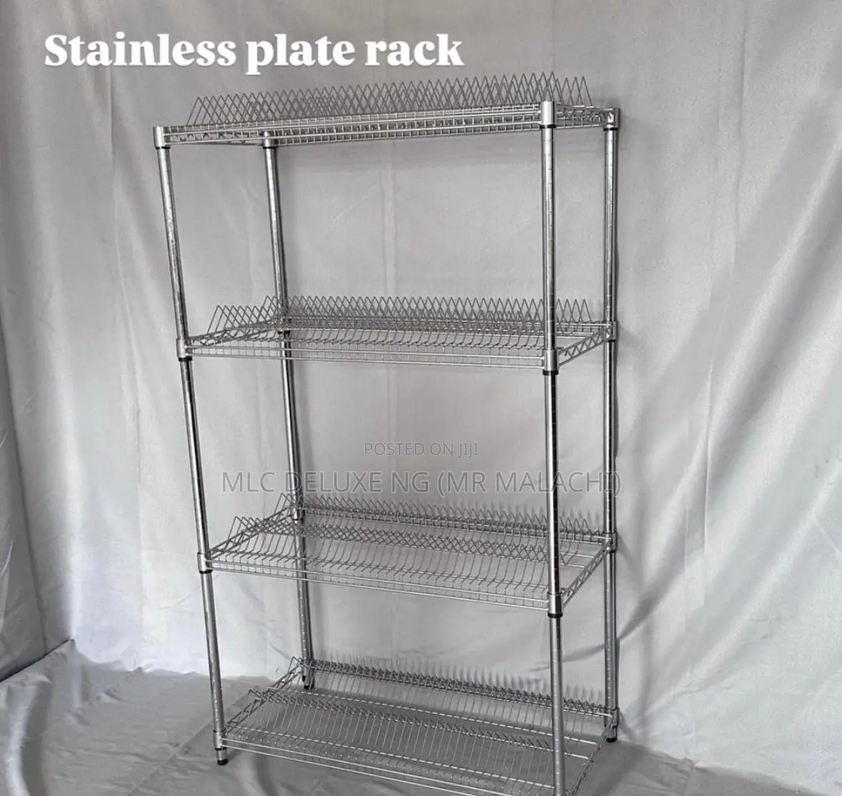 Commercial Kitchen Plate Rack (Stainless) Plates Rack Stand