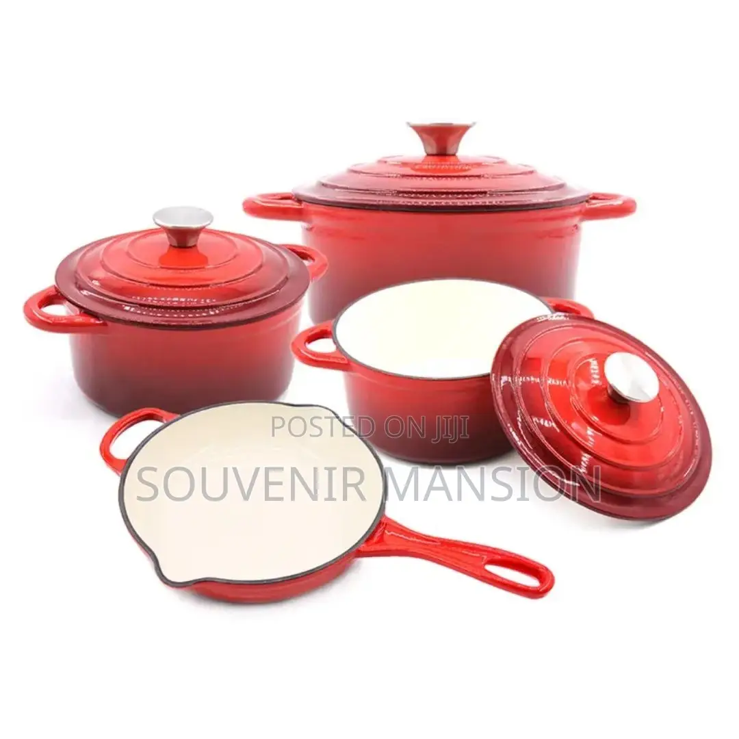 4 Pieces Cast Iron Cookware Set