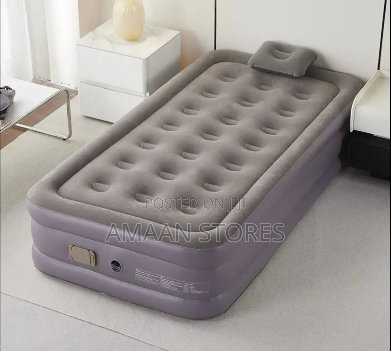 Inflatable Bed/ Air Mattress With Built-in Electric Pump