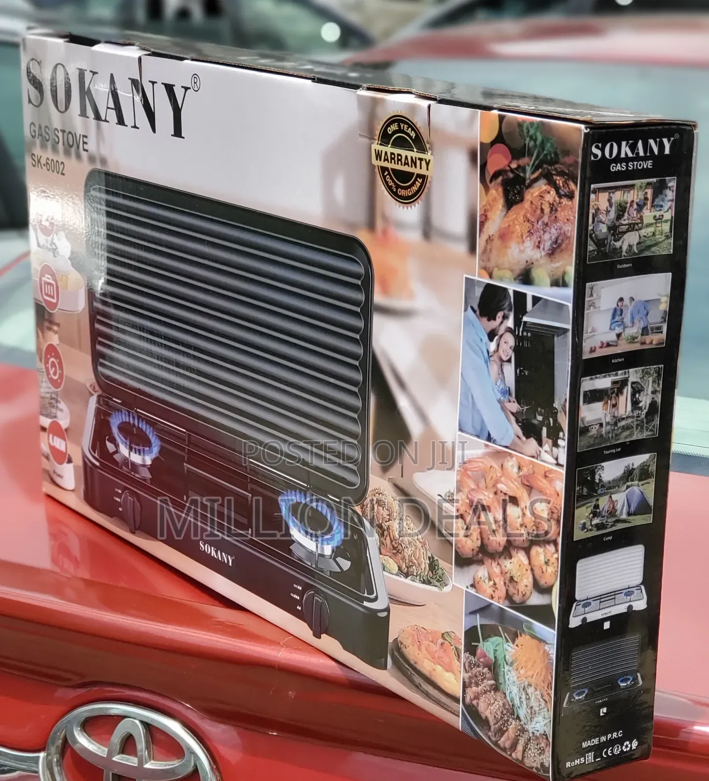 Double Face Unique Sokany Gas Stove