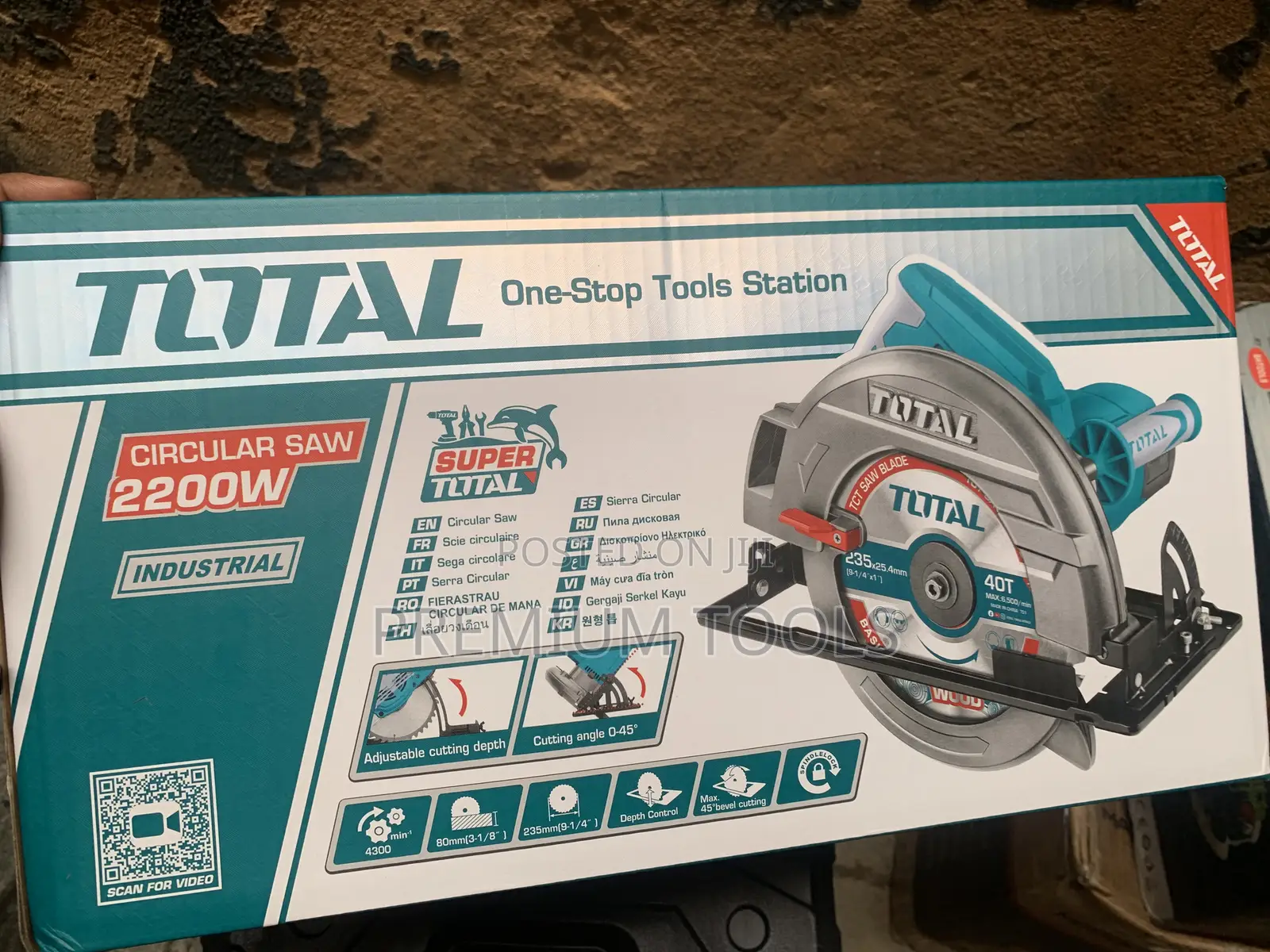 Total Circular Saw 2200w