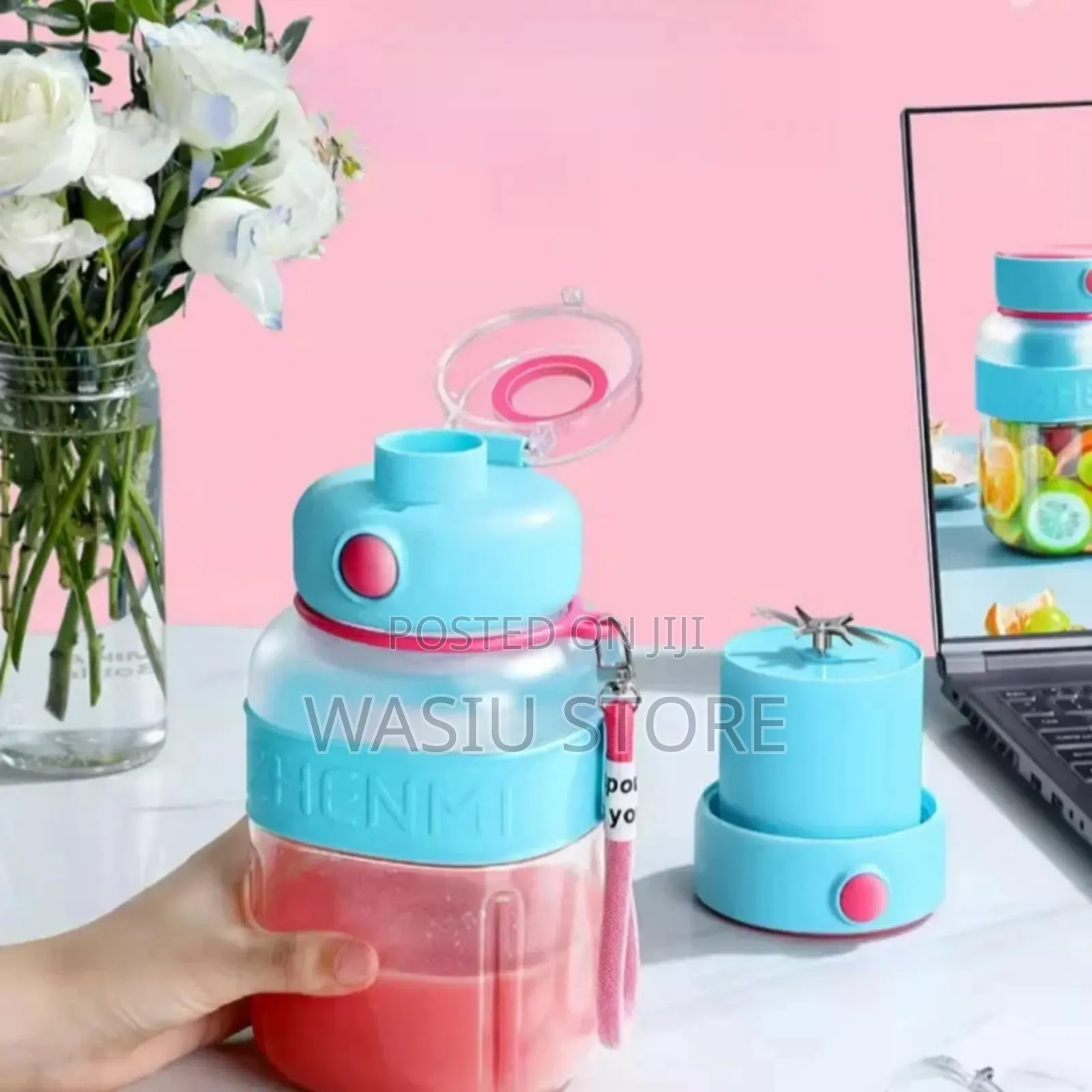 Portable Juicing Blender 600ml 8-Blade
