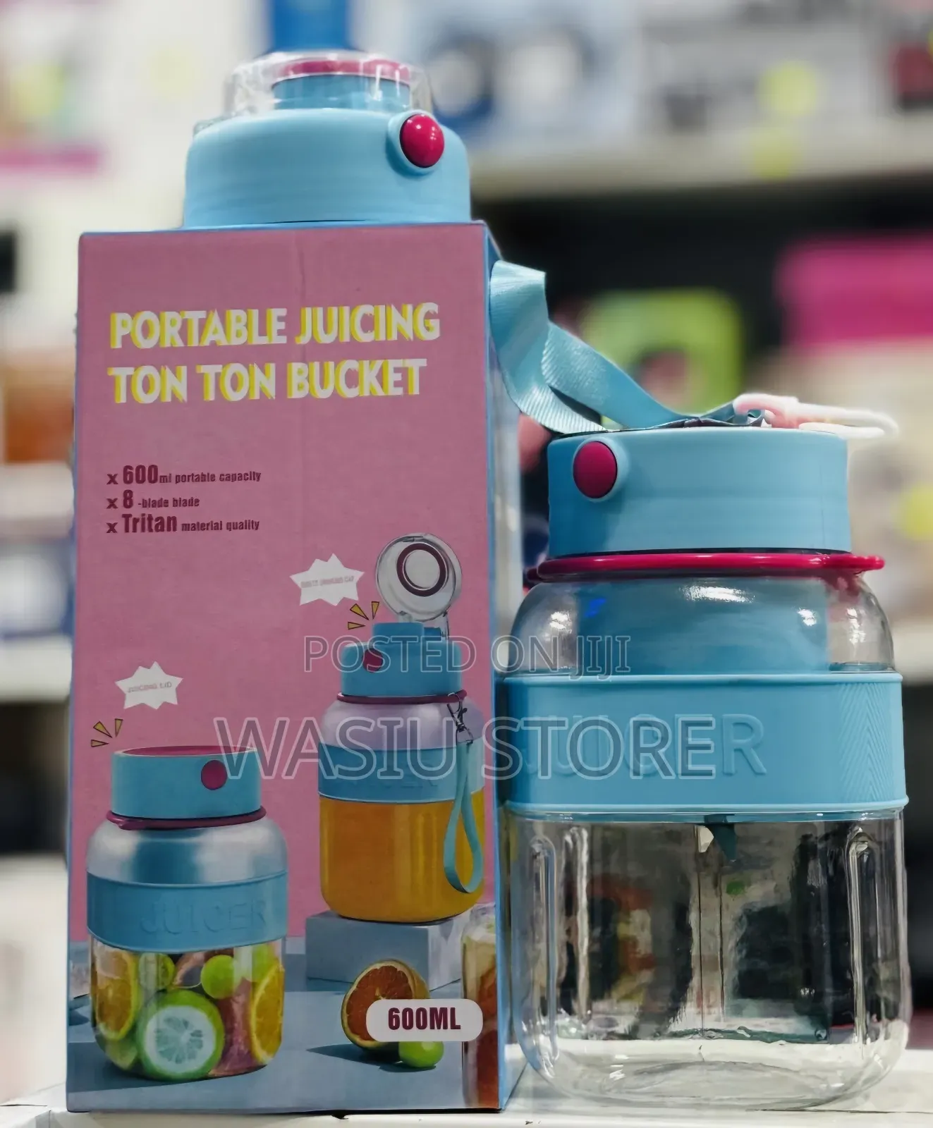 Portable Juicing Blender 600ml 8-Blade