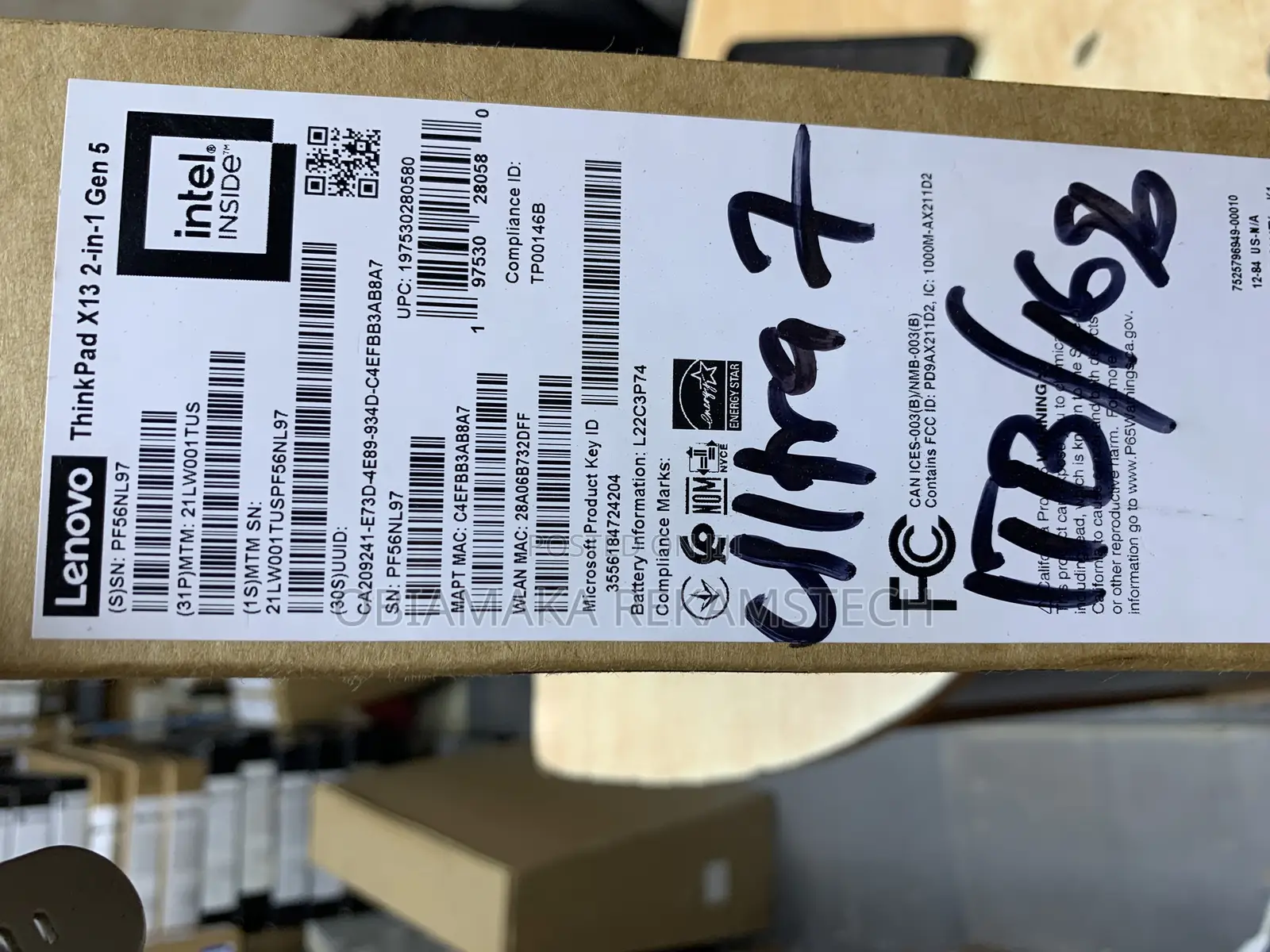 New Laptop Lenovo ThinkPad X131e 16GB Intel Core Ultra 7 SSD 1T