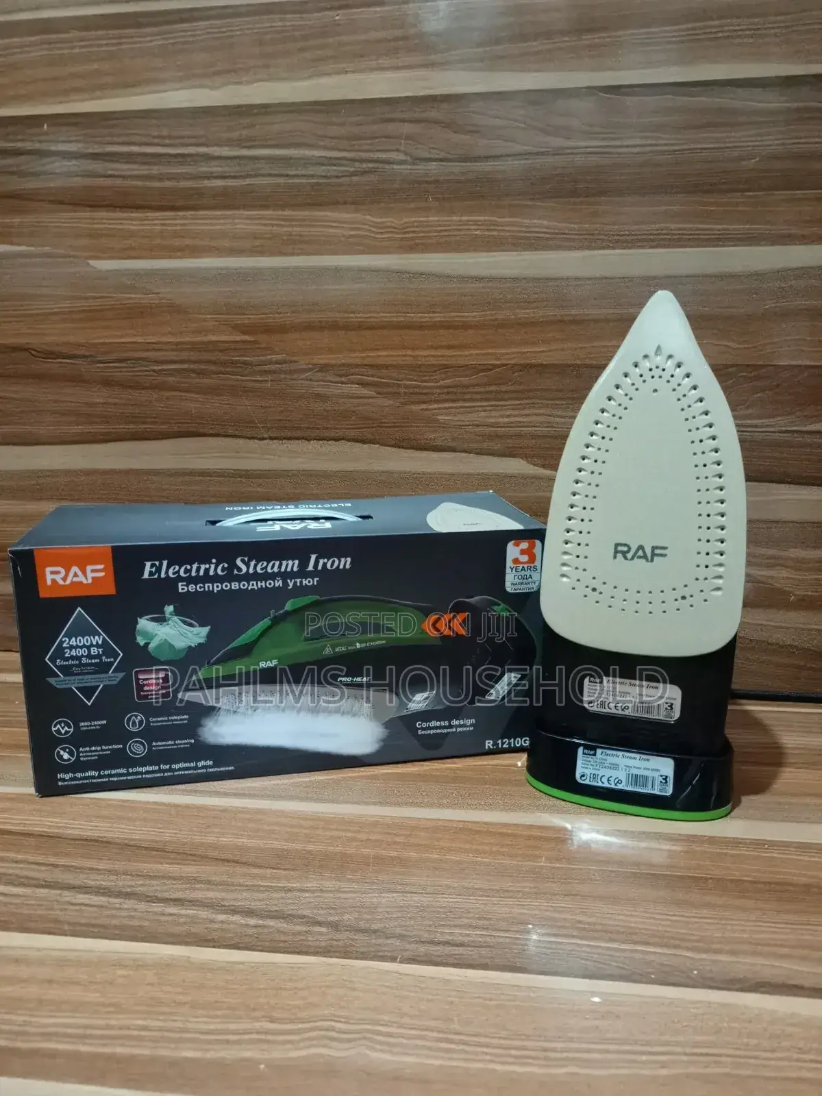 Raf Cordless Steam Iron