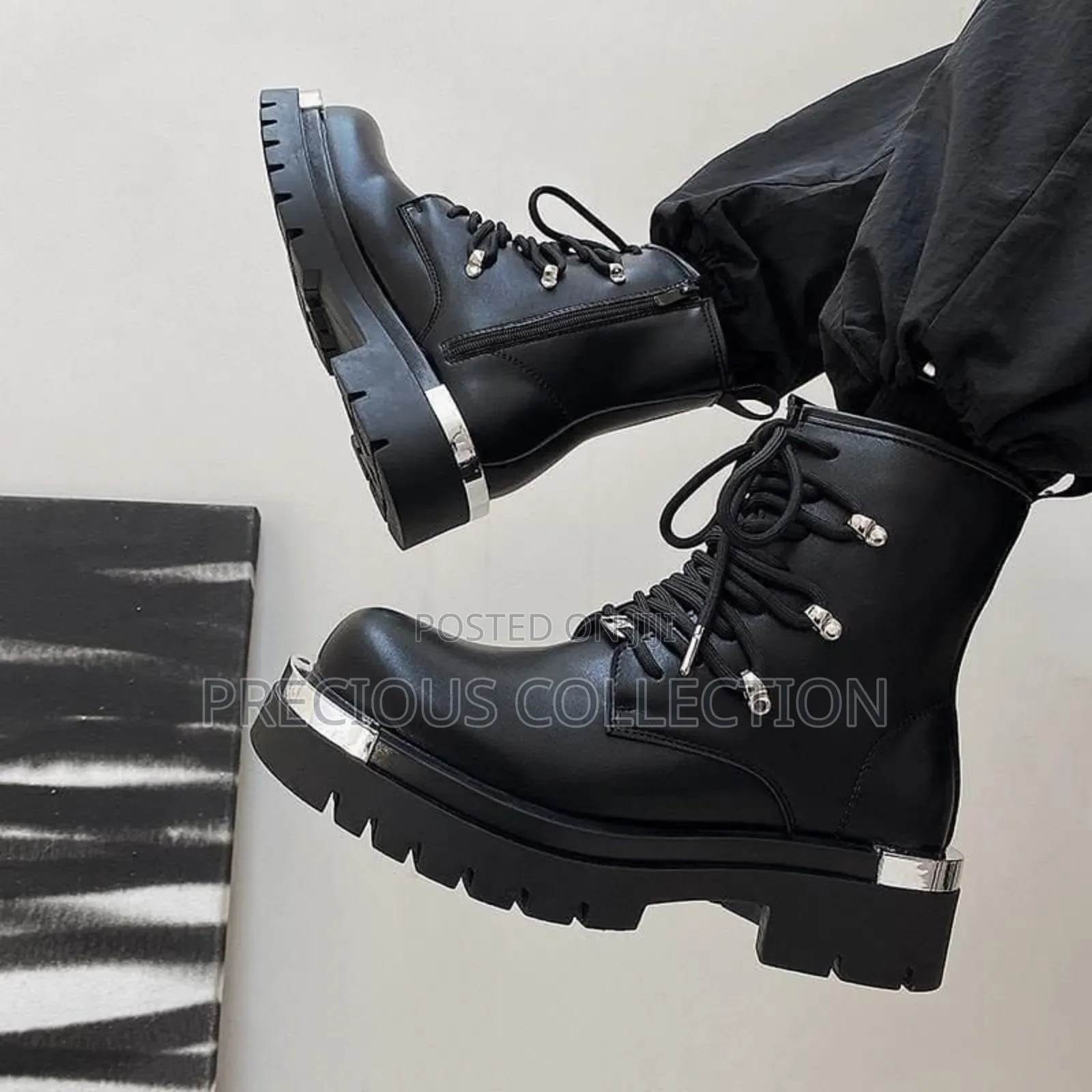 Men's Trendy Balenciaga Ankle Leather Shoe