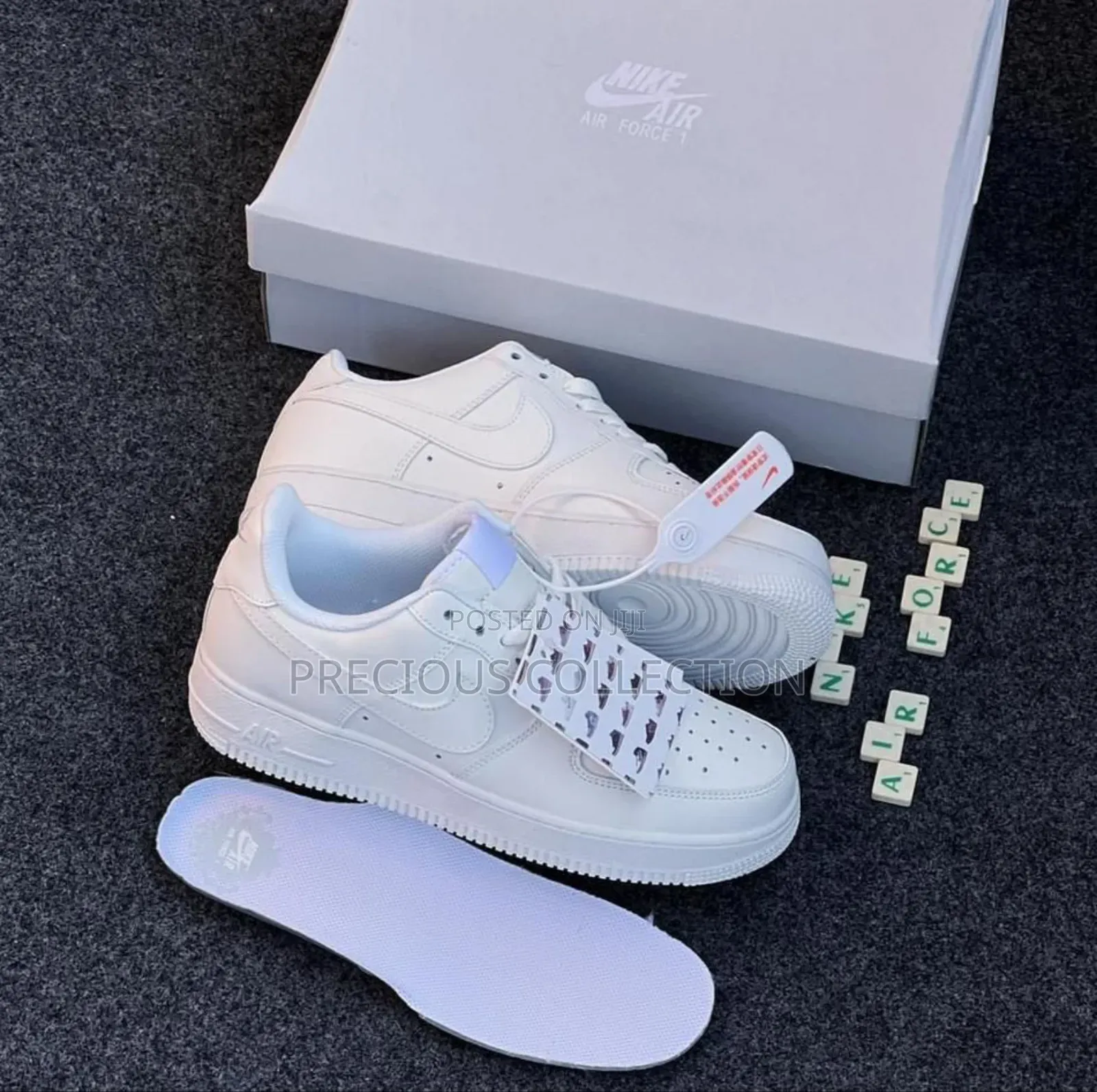 Unisex Black and White Nike Sneakers