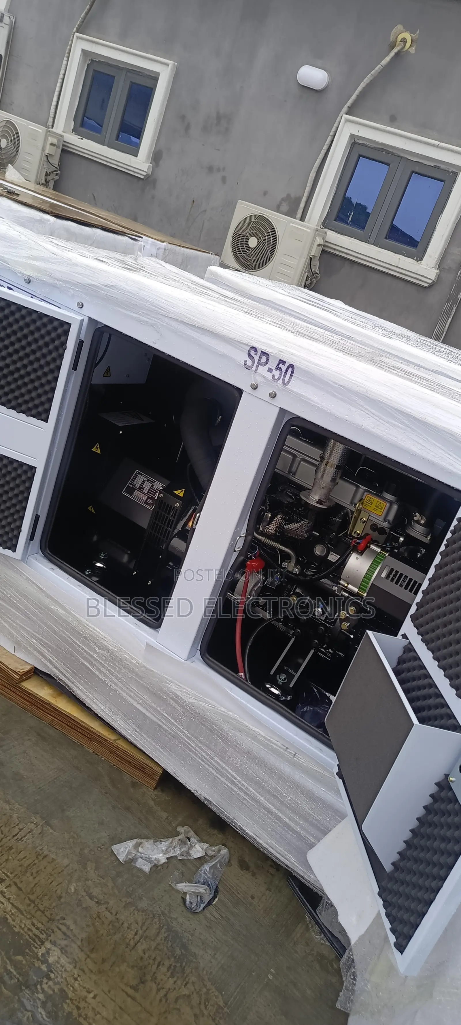 Perkins 50kva Some Proof Generator 100% Copper Wire No Noise