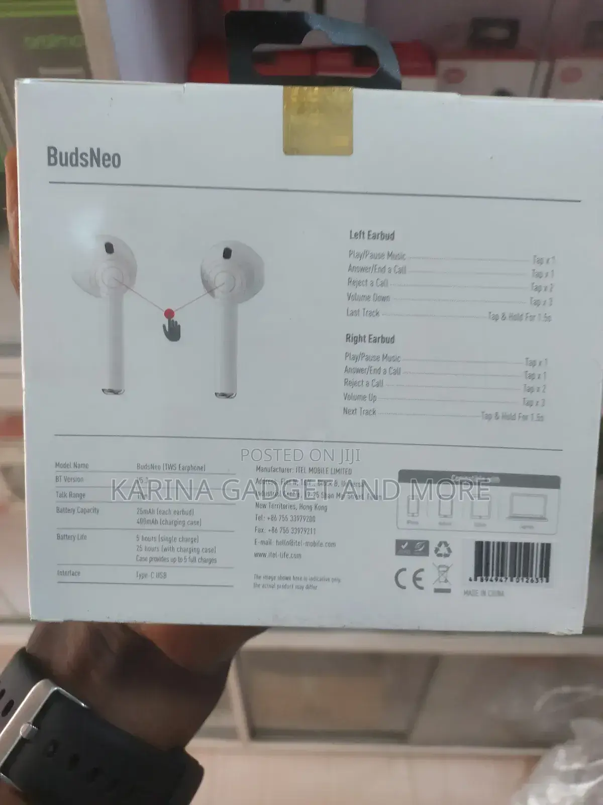 Itel Wireless Earbuds