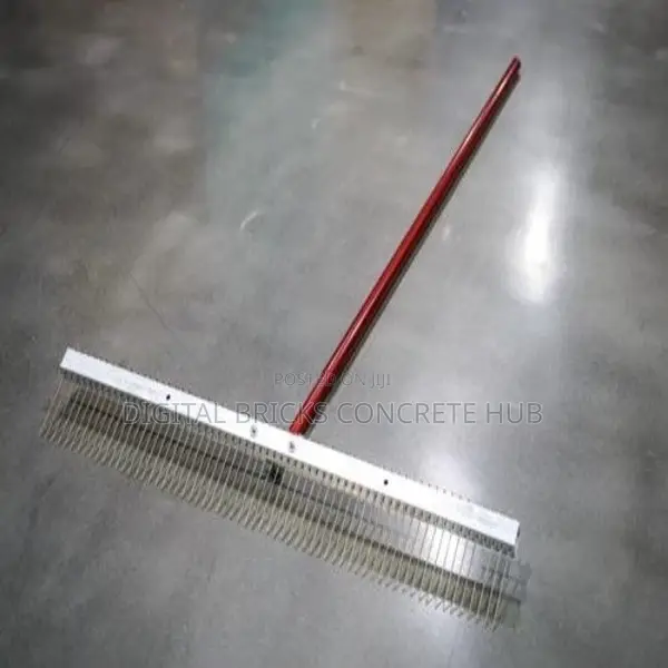 48" Texture Wire Broom With Spacing 3/4 Inch and 2 Handles