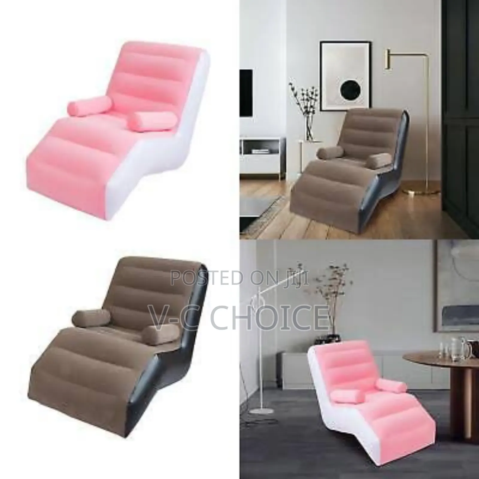 Living Room S Shape Inflatable Sofa Chair