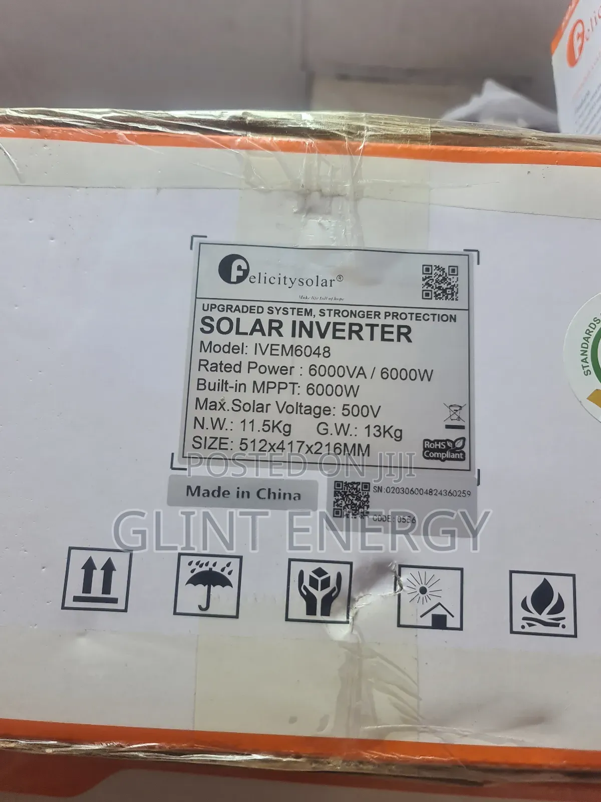 6kva 48v Felicity Hybrid Inverter