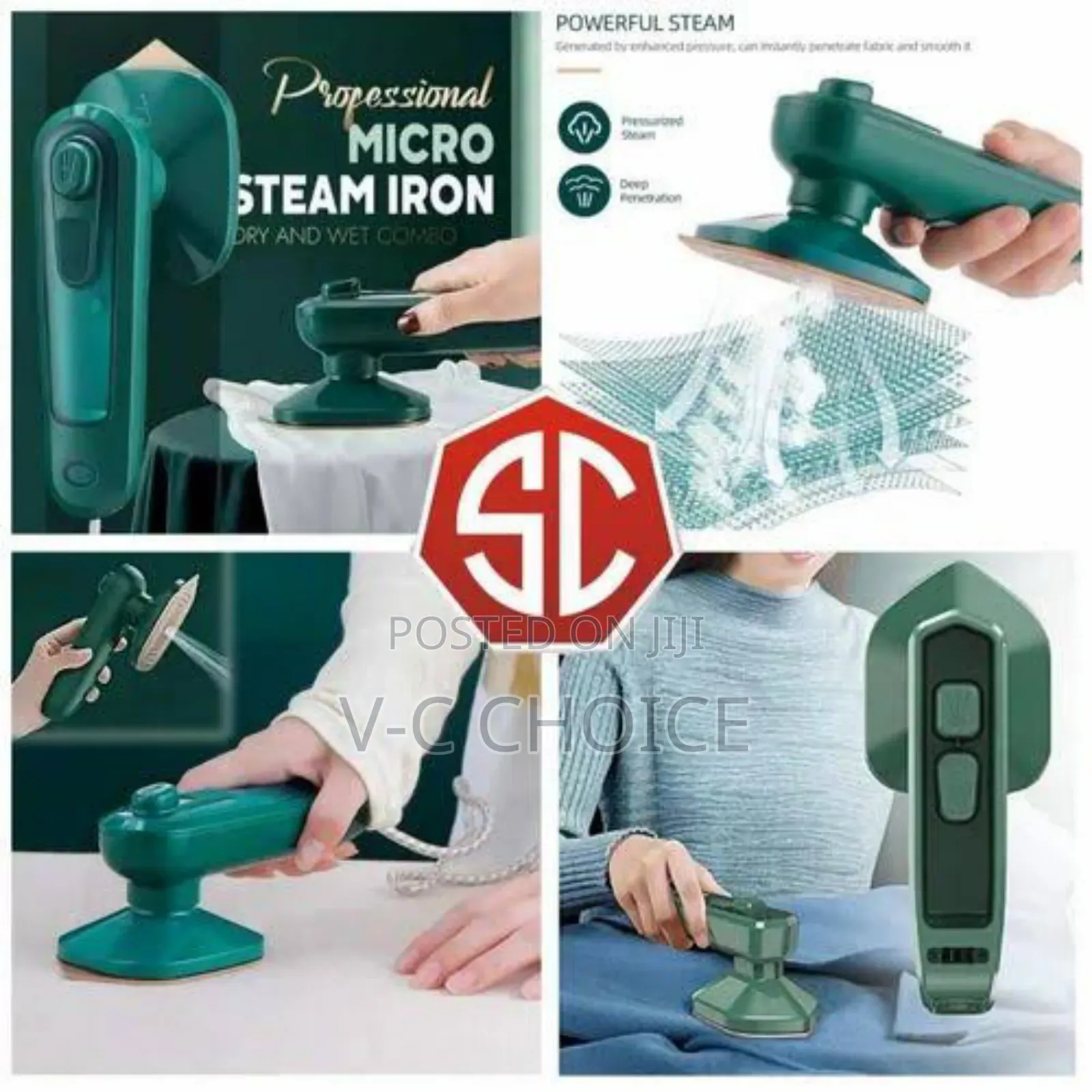 Mini Iron For Dry And Steam Ironing- 30watts
