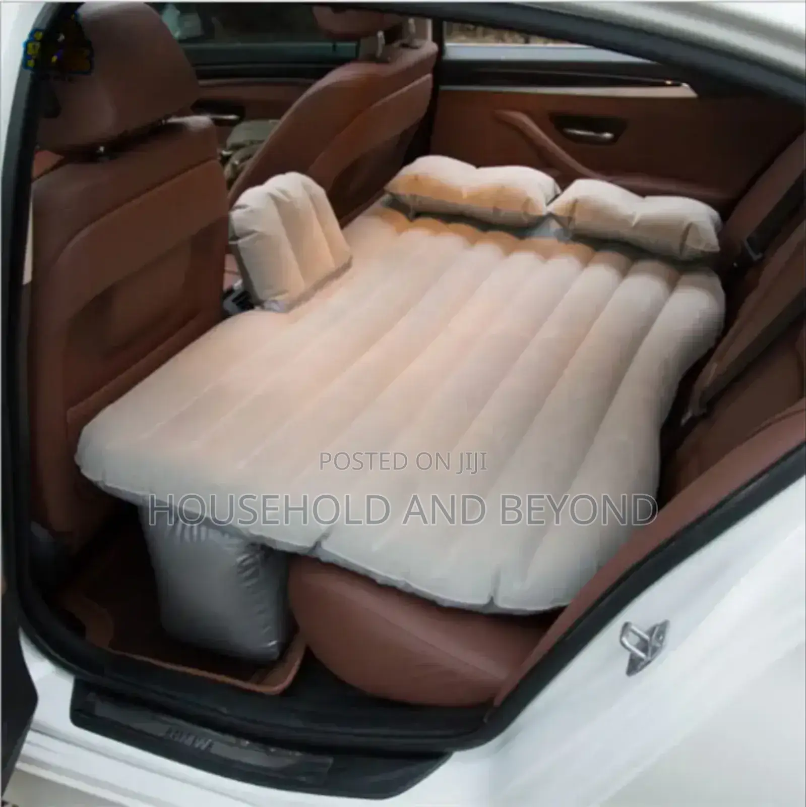 Inflatable Car Matress Bed With Pillows (Automatic Air Pump)