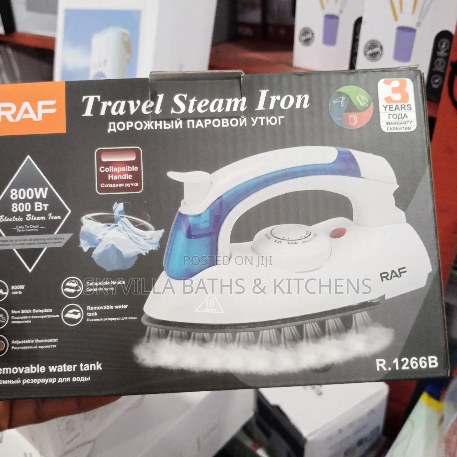Raf Steam Iron