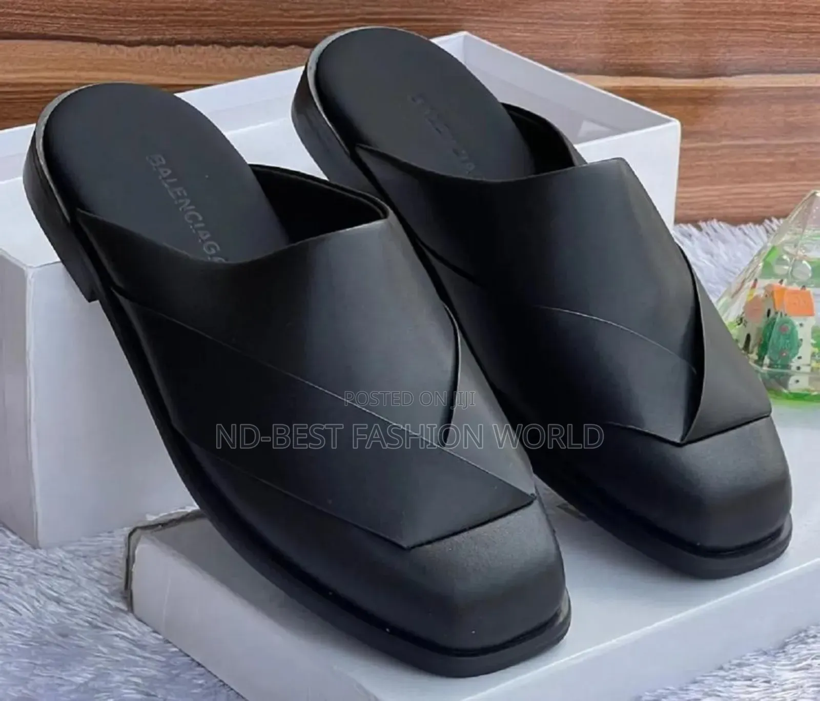 Pure Leather Shoes Balaciaga Half Shoe