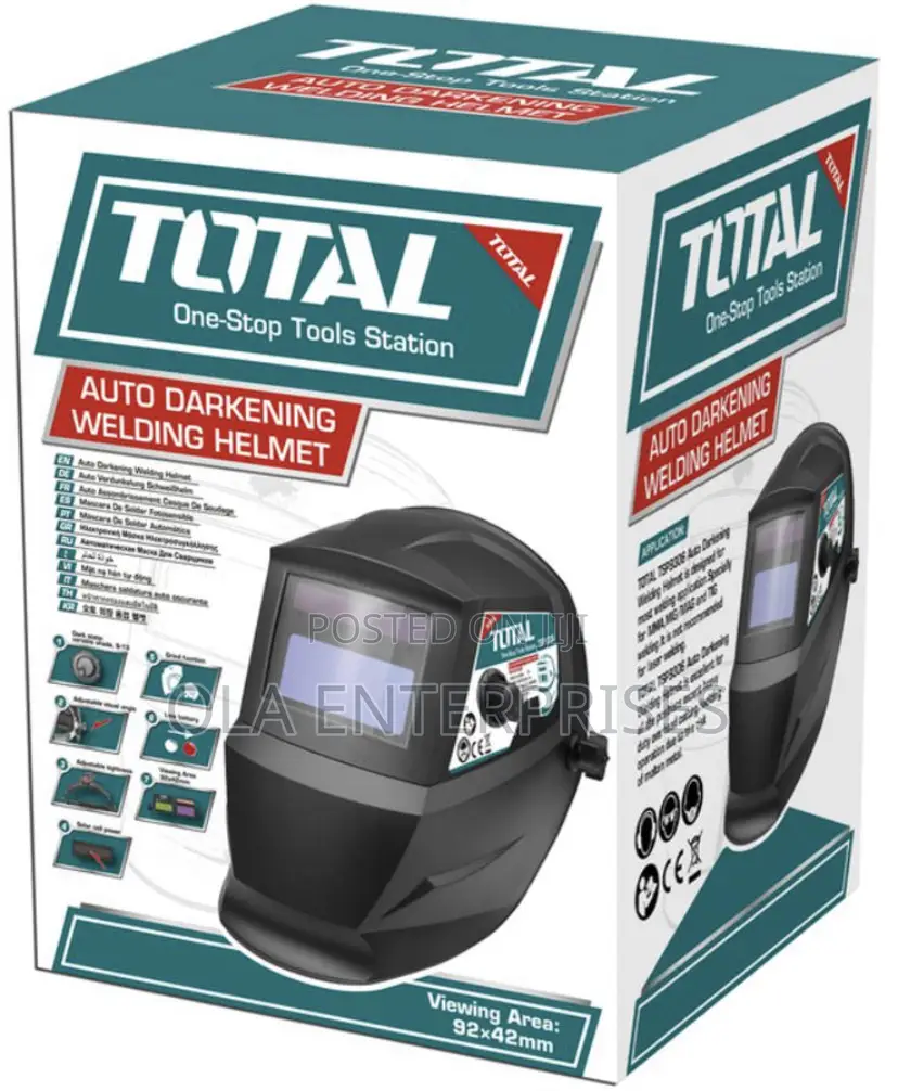 Total Auto Darkening Welding Helmet
