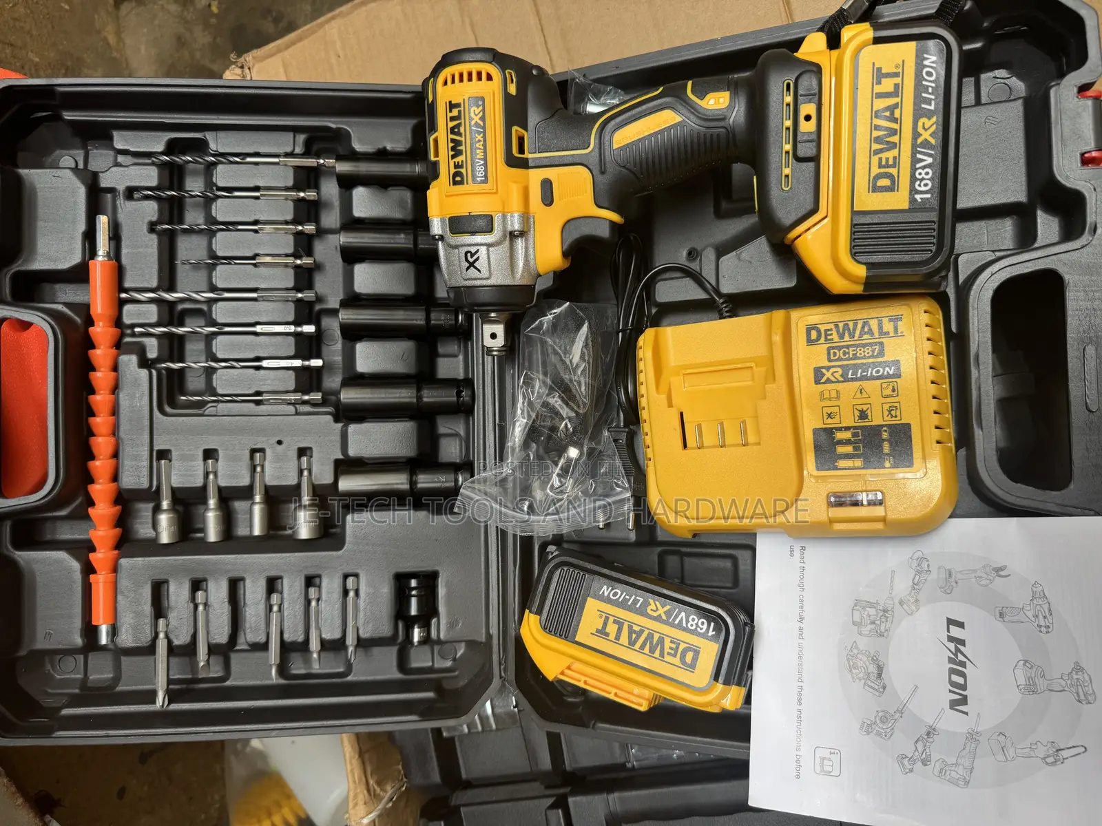 Dewalt 168v Max Xr Cordless Impact Driver Kit