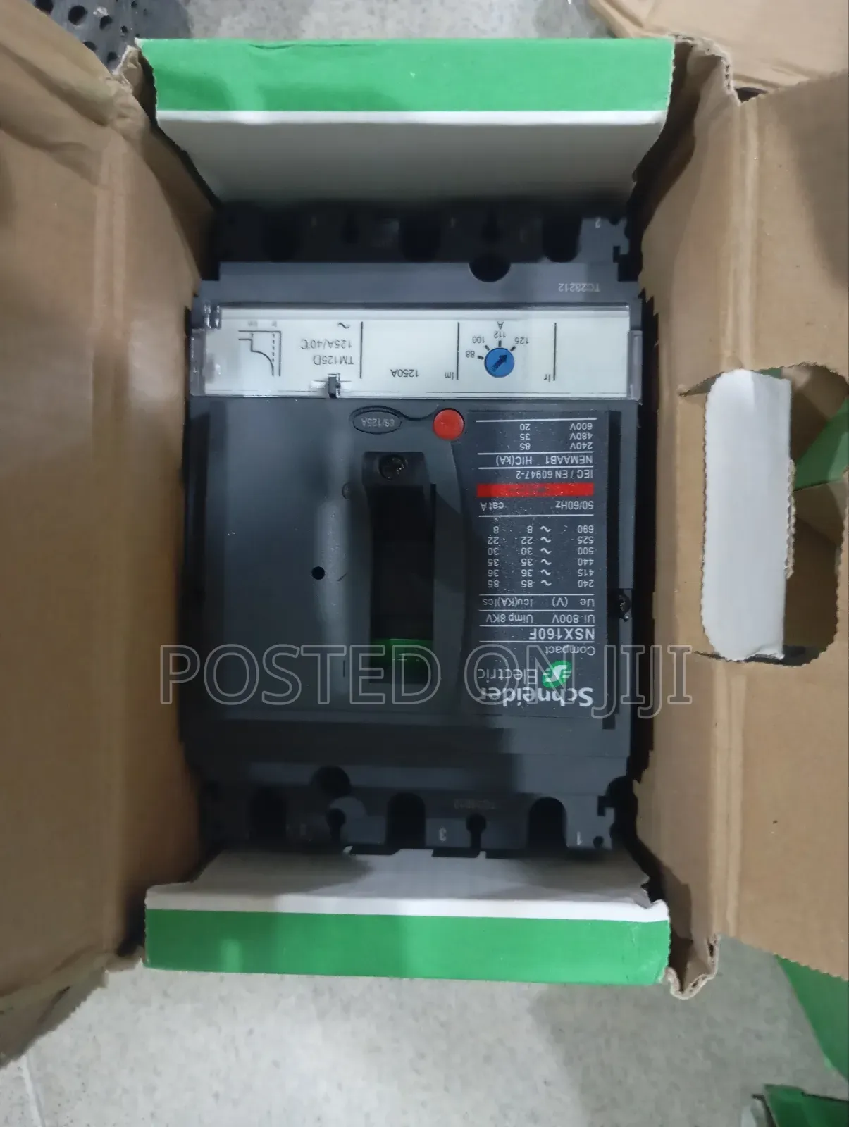 125a/3pole McCb High Quality Schneider Electric Breaker