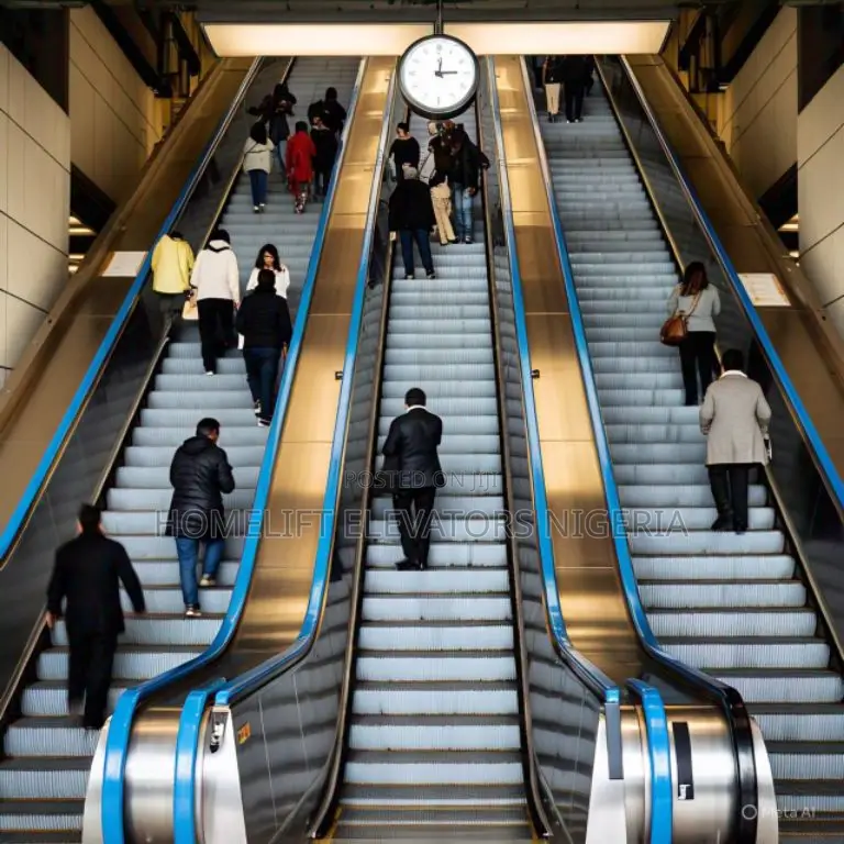 Impact of Escalator Traffic Flow