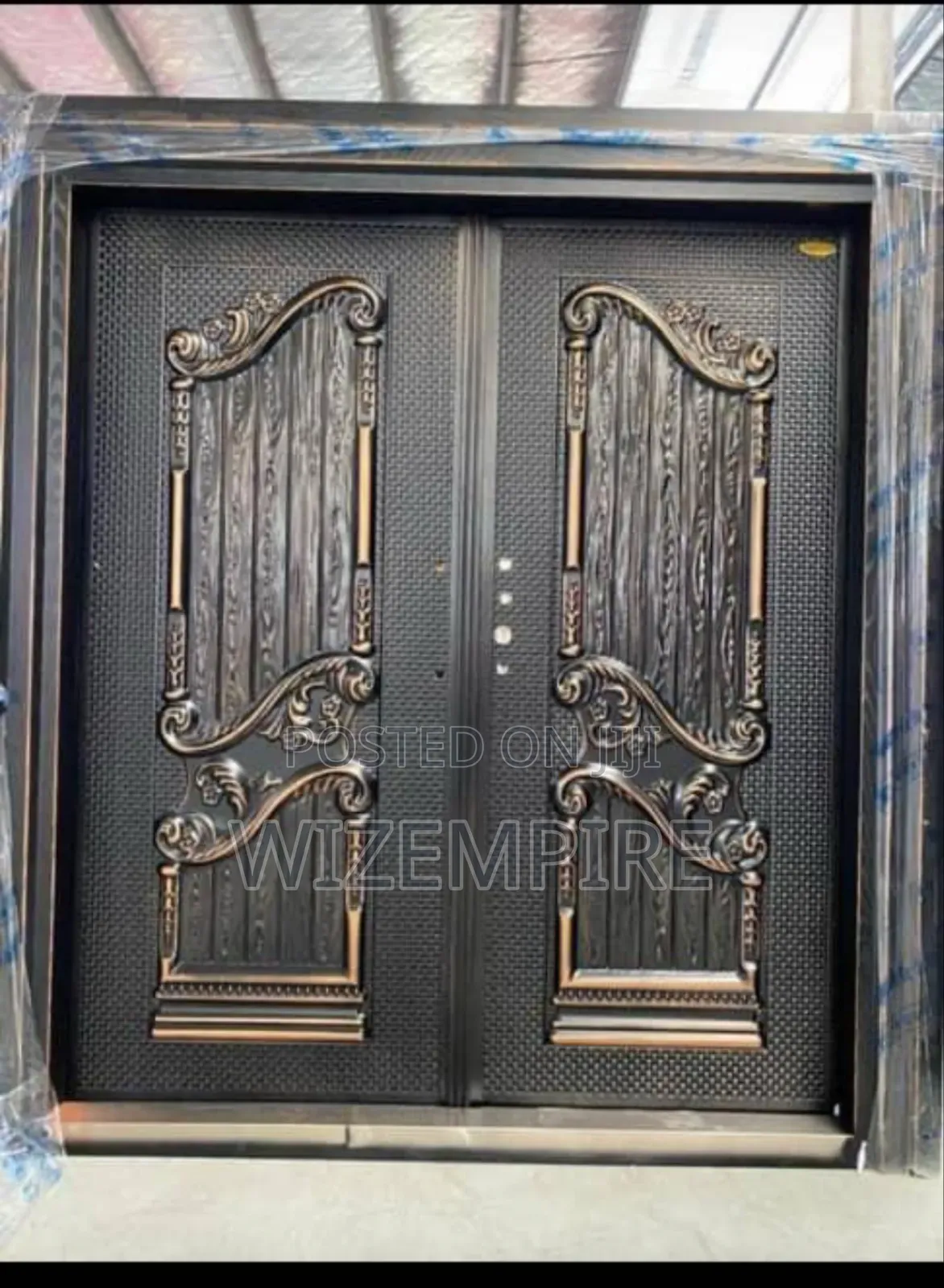 Double Copper Cast Doors Available