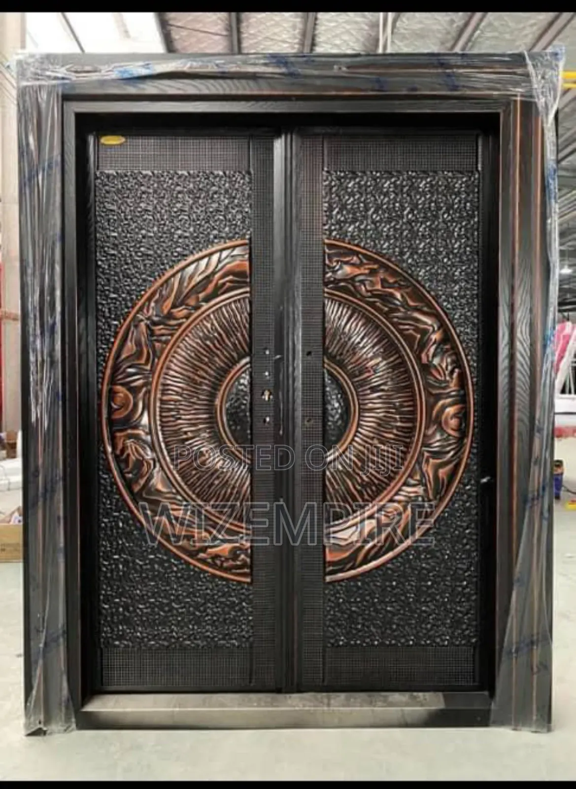 Double Copper Cast Doors Available