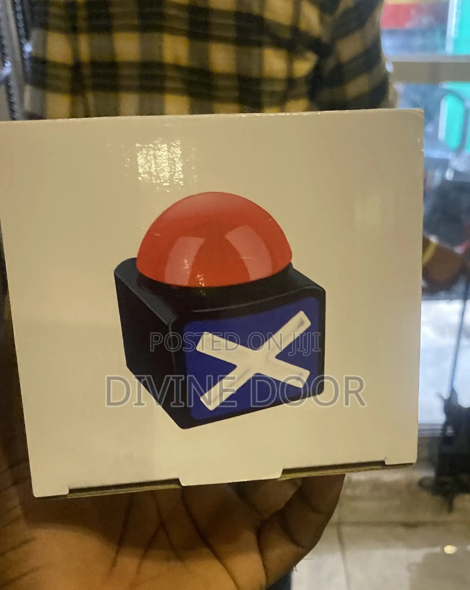 Buzzer Alarm Button With Sound Nd Light