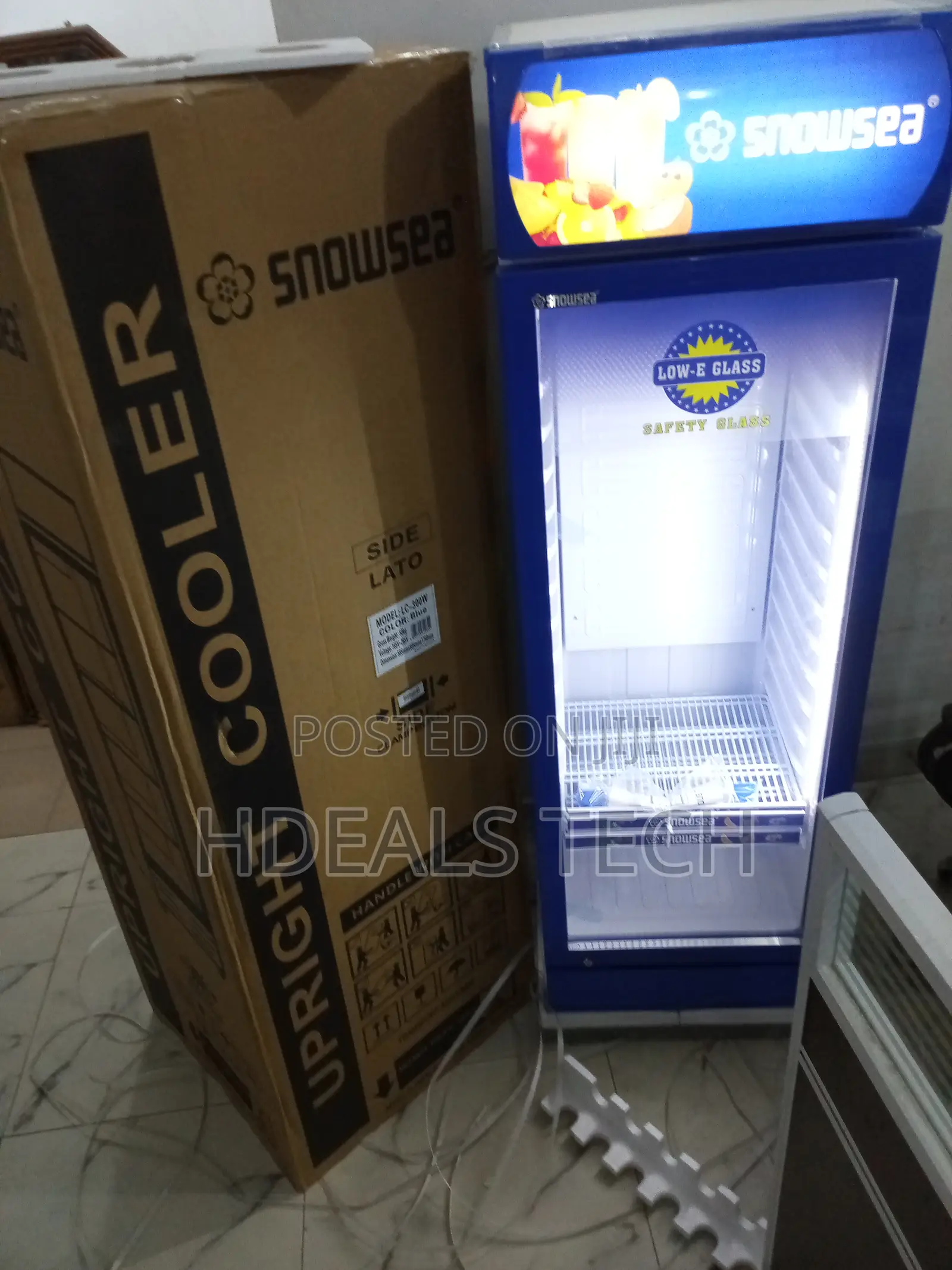 Sleek Snowsea Lc-300w 300l Upright Freezer