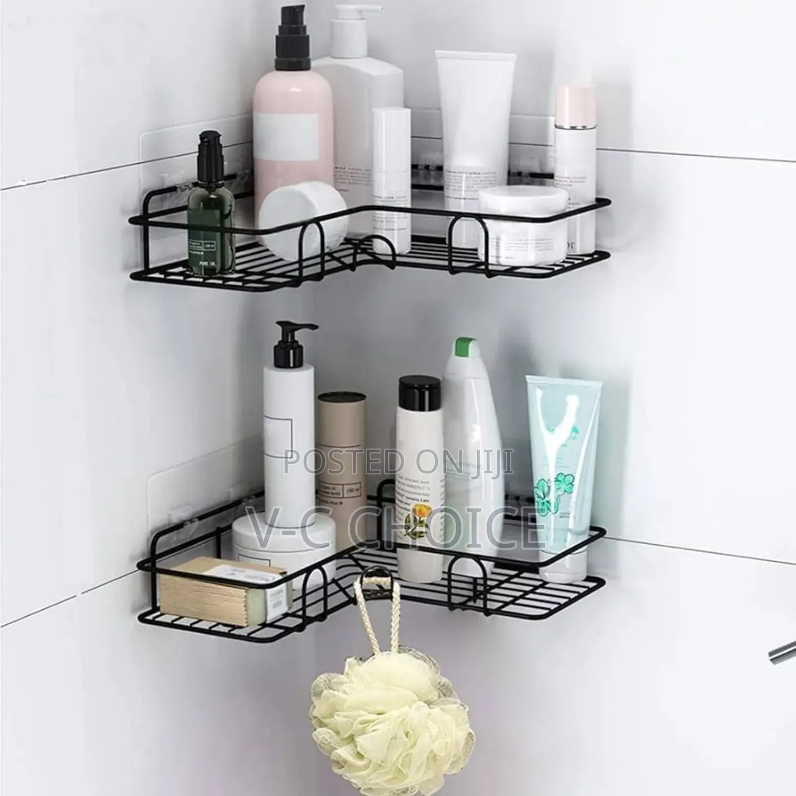 Bathroom Corner Triangle Shelf Wall Mounted Storage Shelves