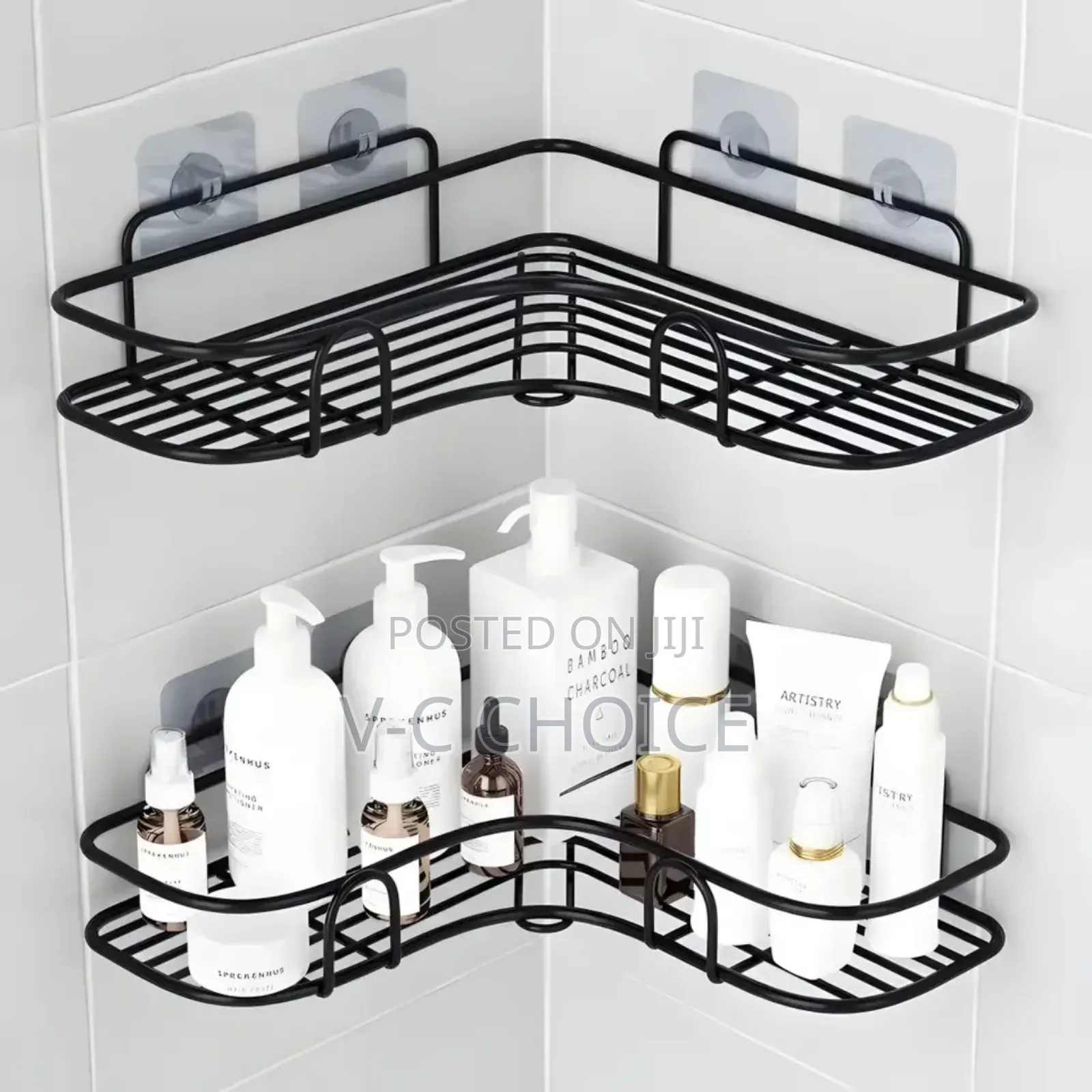 Bathroom Corner Triangle Shelf Wall Mounted Storage Shelves