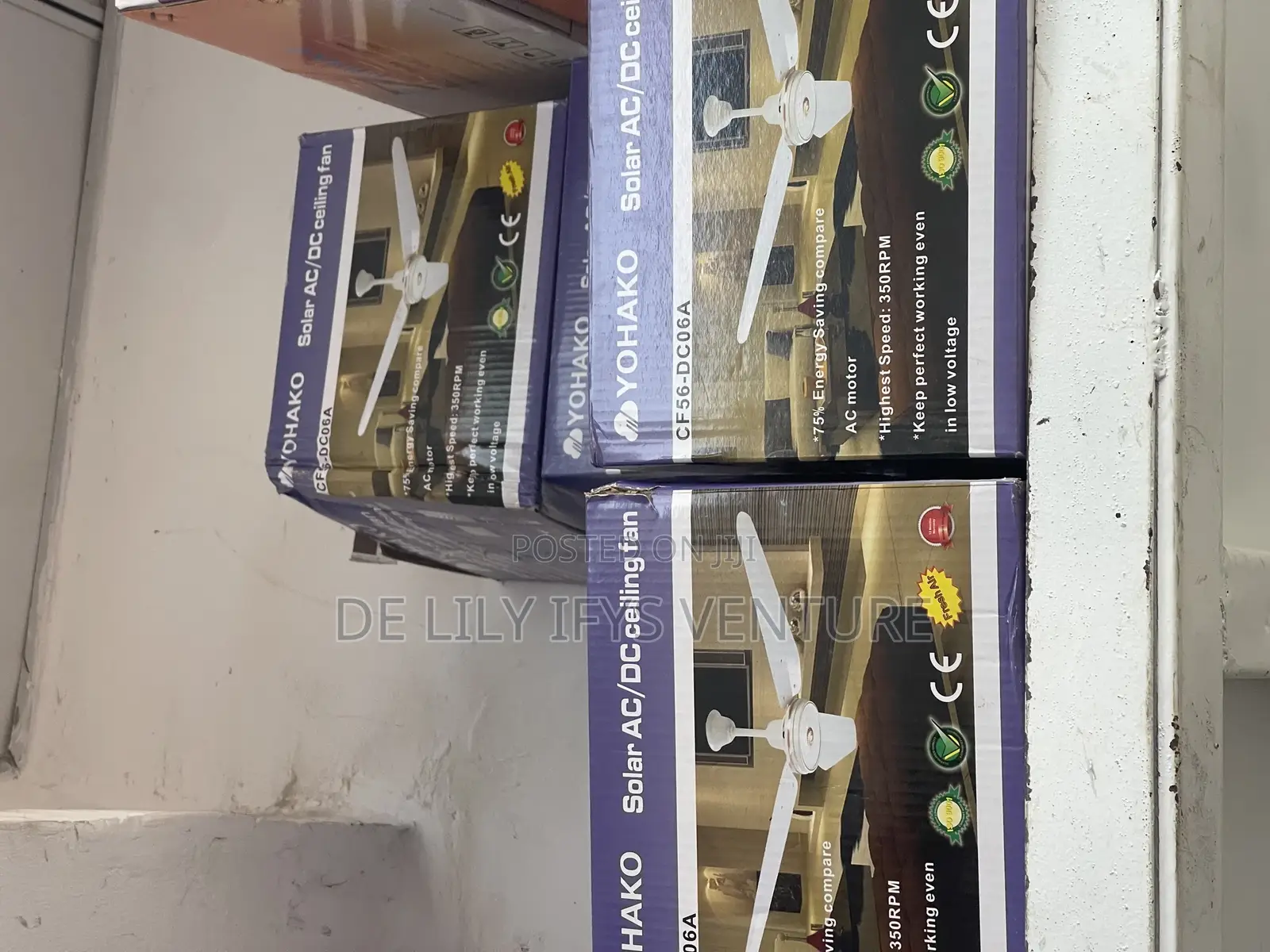 Yohako Ac/Dc Solar Ceiling Fan