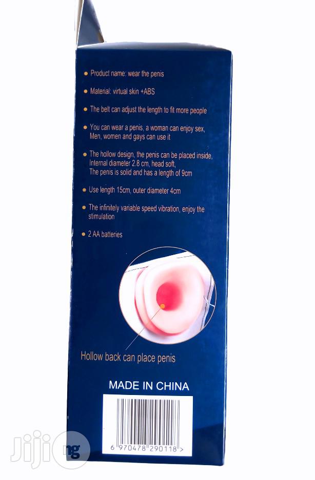 Dildo Vibrator With Leather Strap