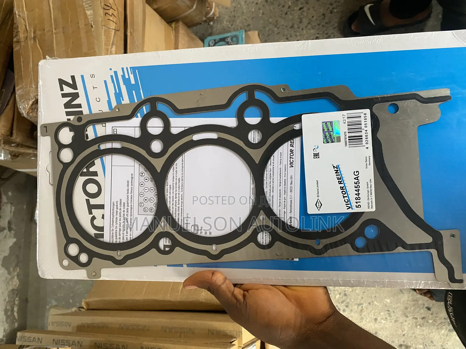 Top Gasket for Wrangler Jeep