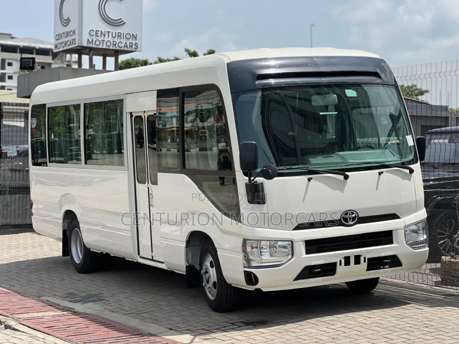 New Toyota Coaster 2025 White
