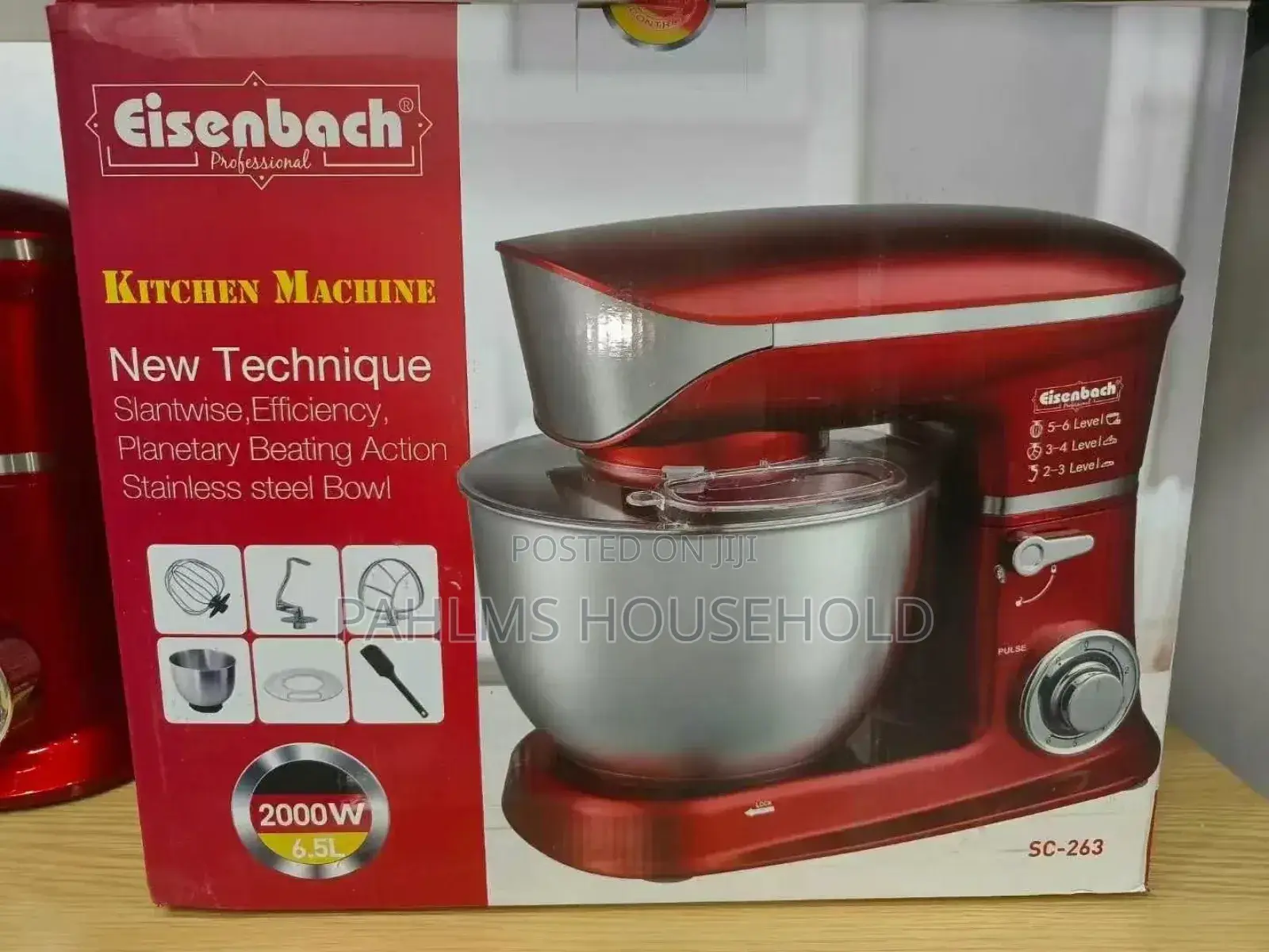 Eisenbach 6.5liter Professional Cake Mixer