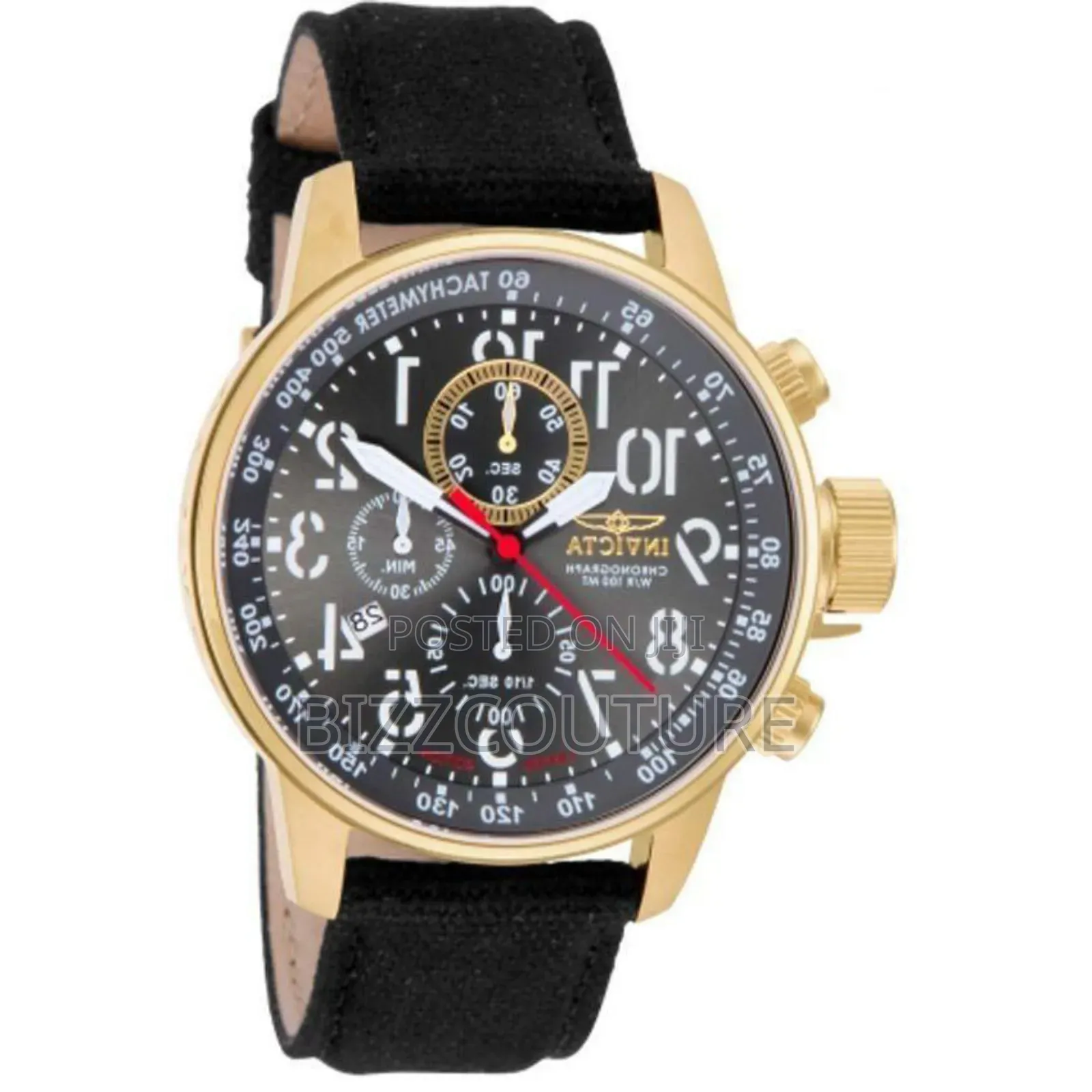 Invicta 1515 Men’S I-Force Chronograph Leather Watch