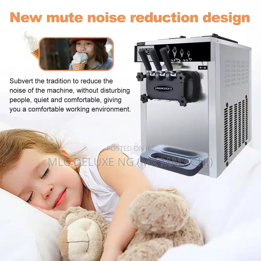 Industrial Ice Cream Machine (Table Top) 3 Nuzzles Ice Cream